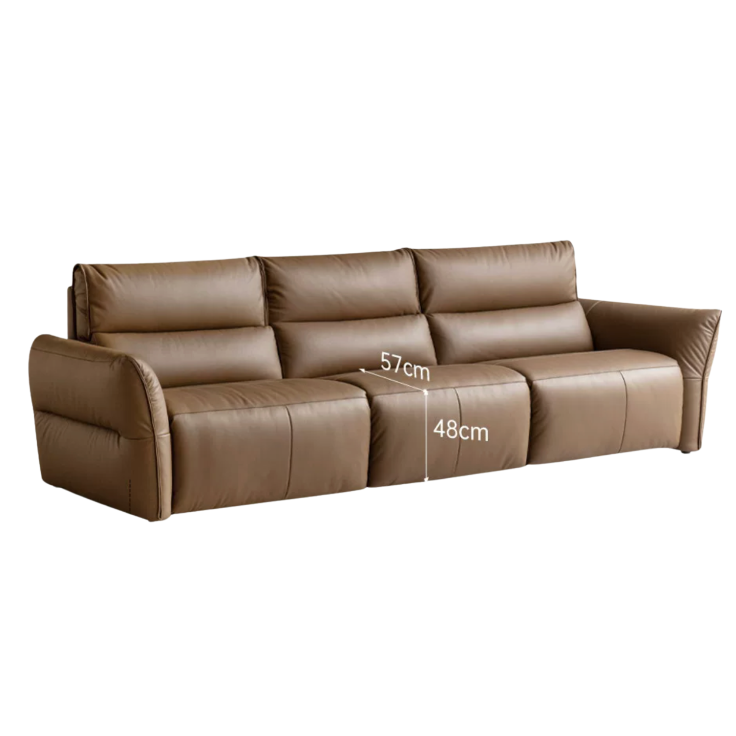 Genuine Leather Electric Luxury High Backrest Sofa
