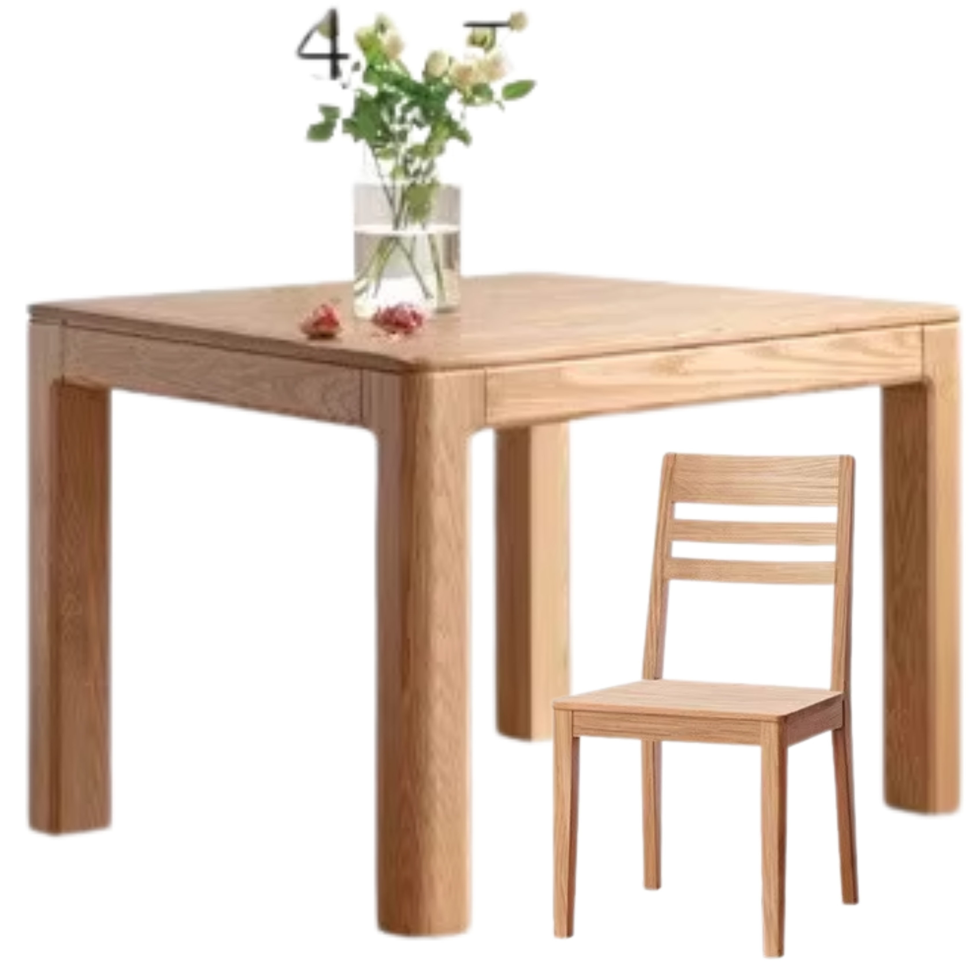 Oak, Ash Solid Wood Long Dining Table