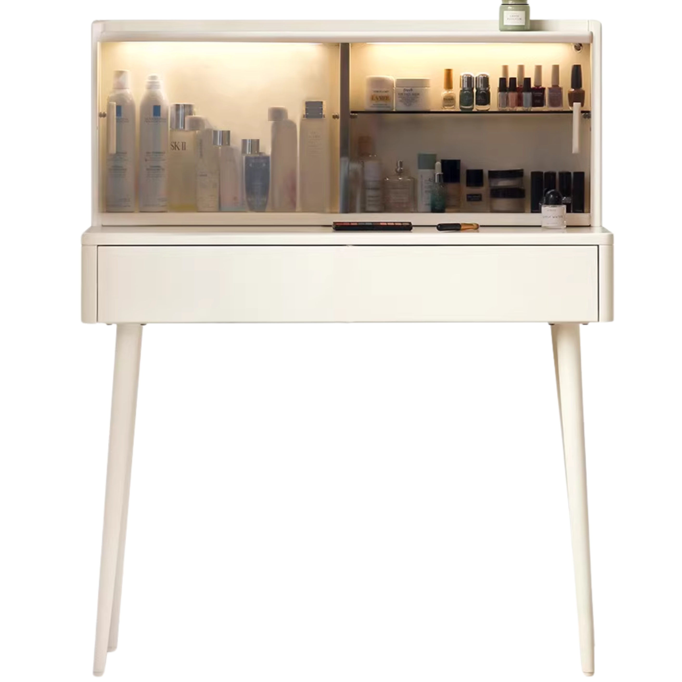 Poplar Solid Wood Telescopic Dressing Table