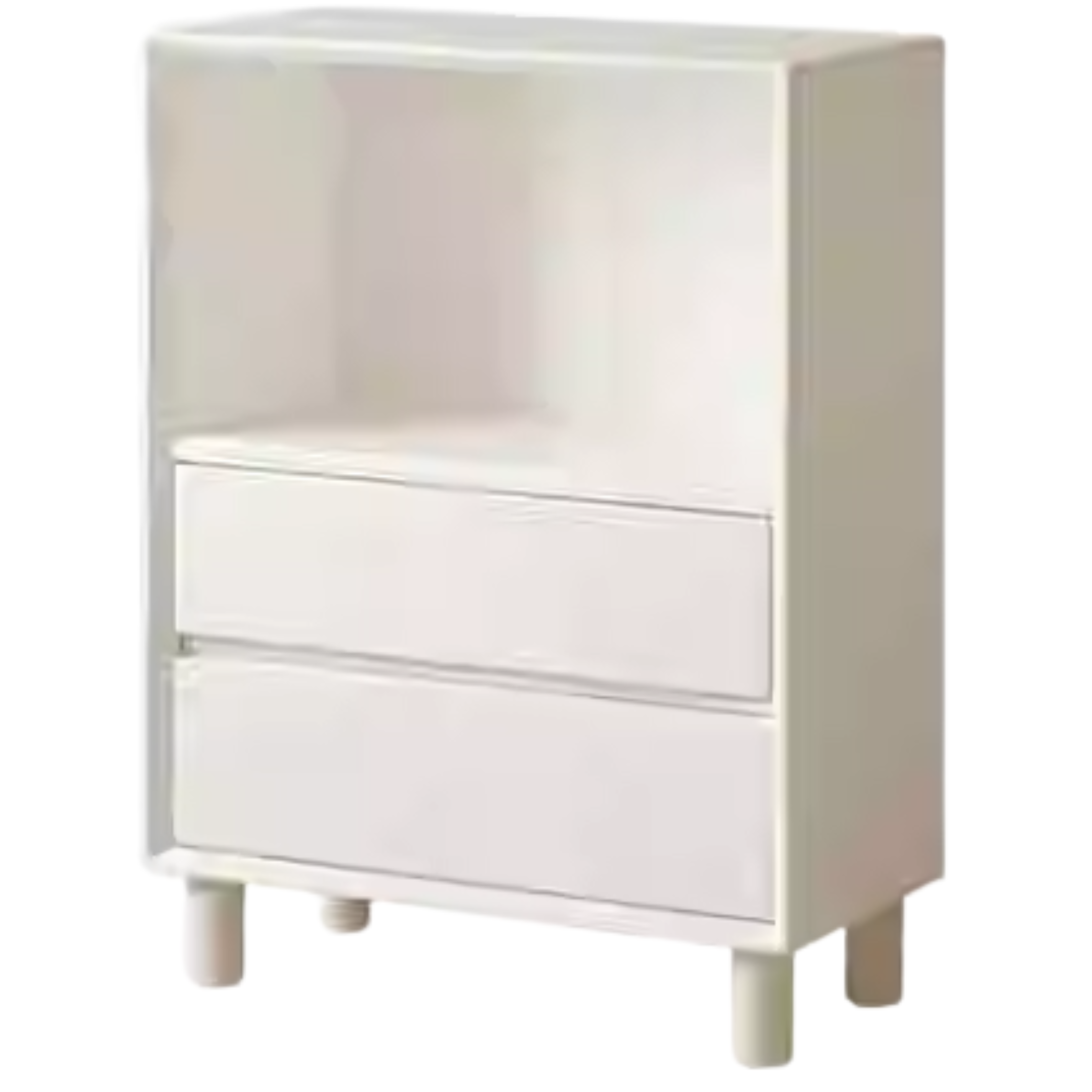 Rubber Solid Wood Modern Bookcase.