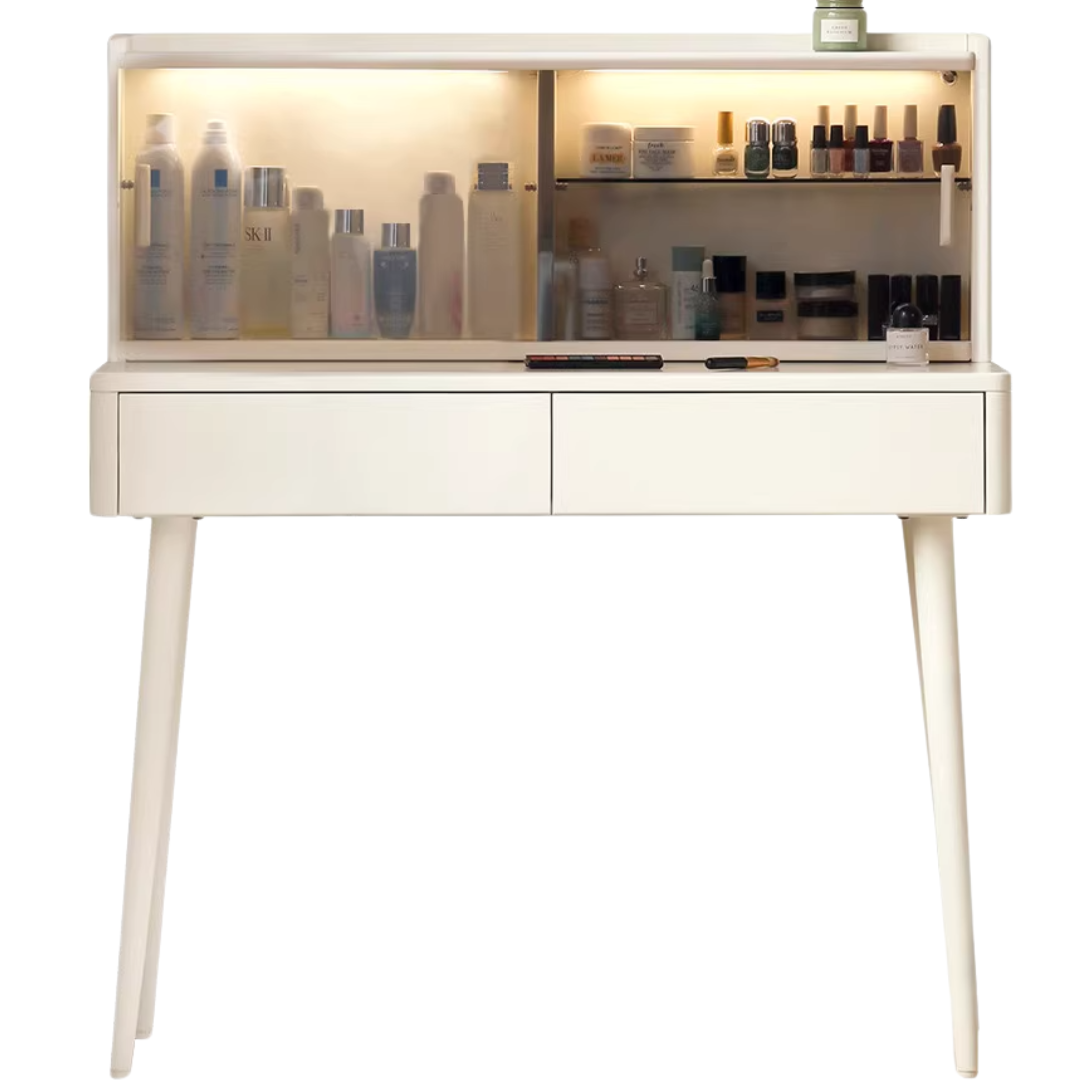 Poplar Solid Wood Telescopic Dressing Table
