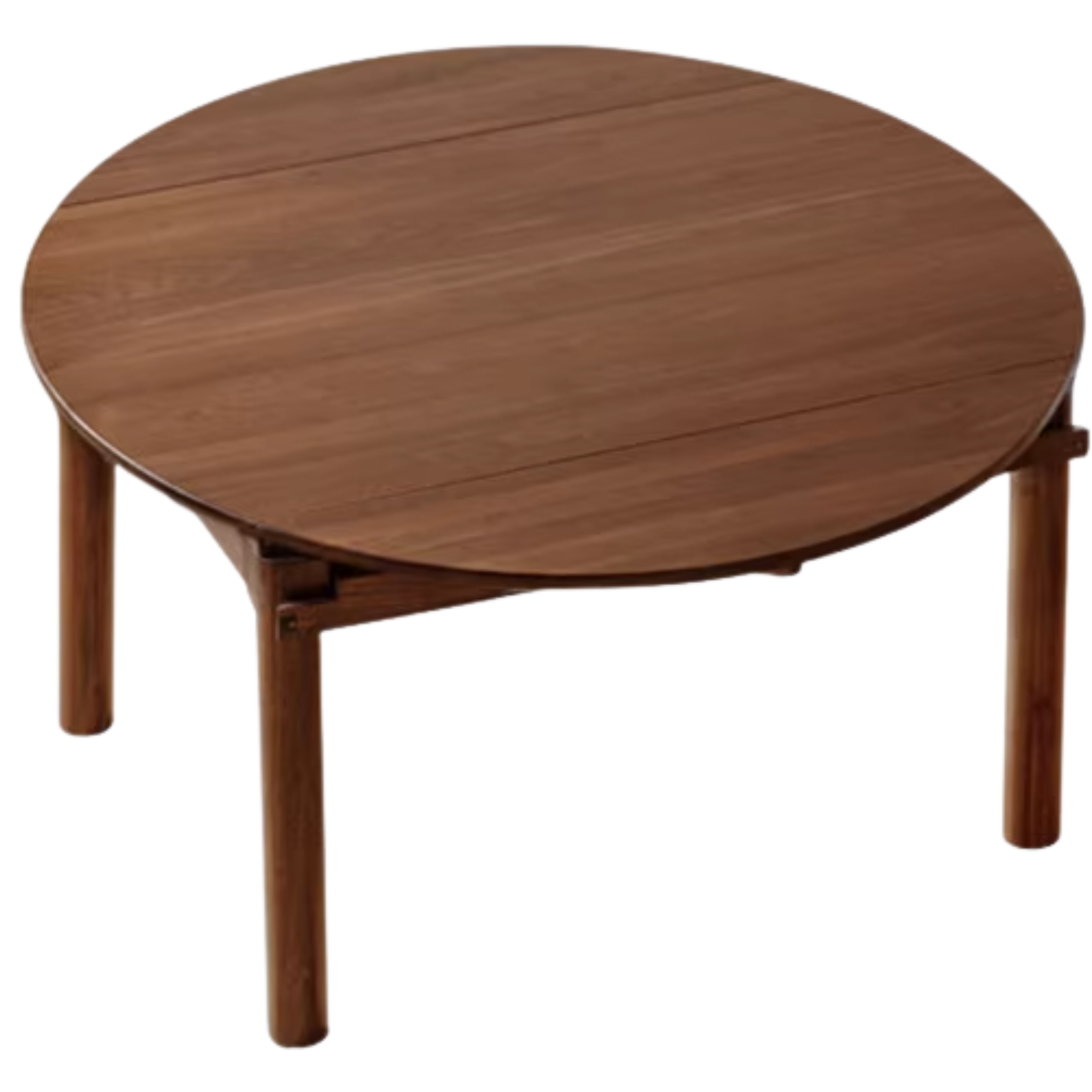 Ash, Oak, Black Walnut Solid Wood Folding Dining Table