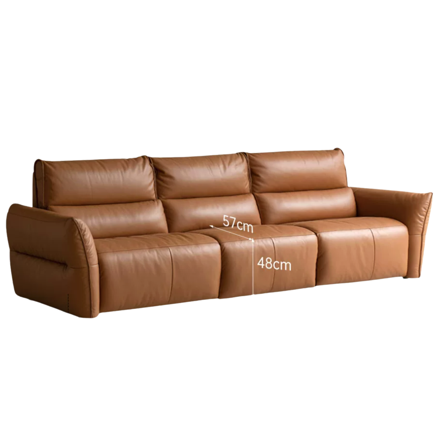 Genuine Leather Electric Luxury High Backrest Sofa