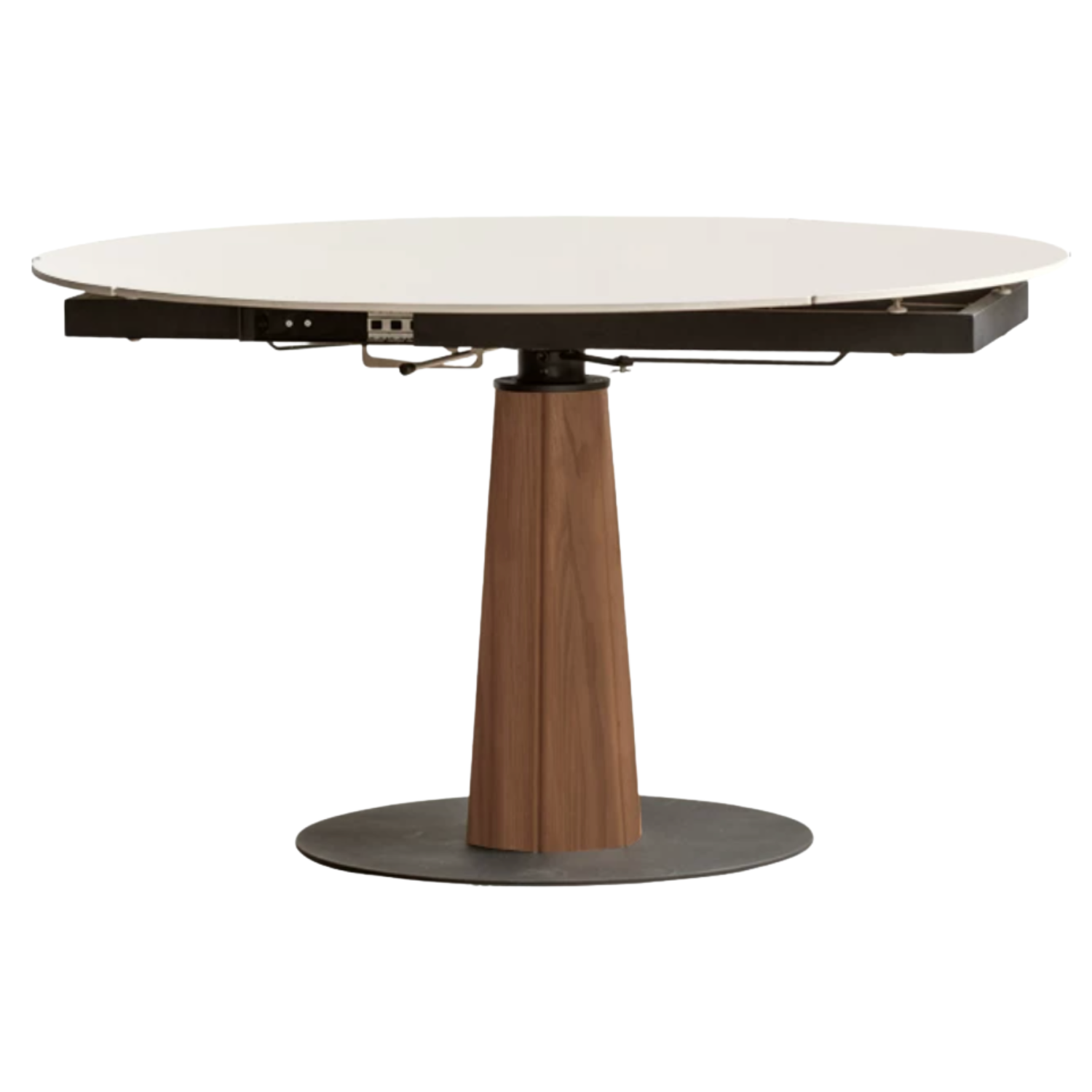 Cherry, Black Walnut, Ash Solid Wood Folding Retro Rock Plate Dining Table
