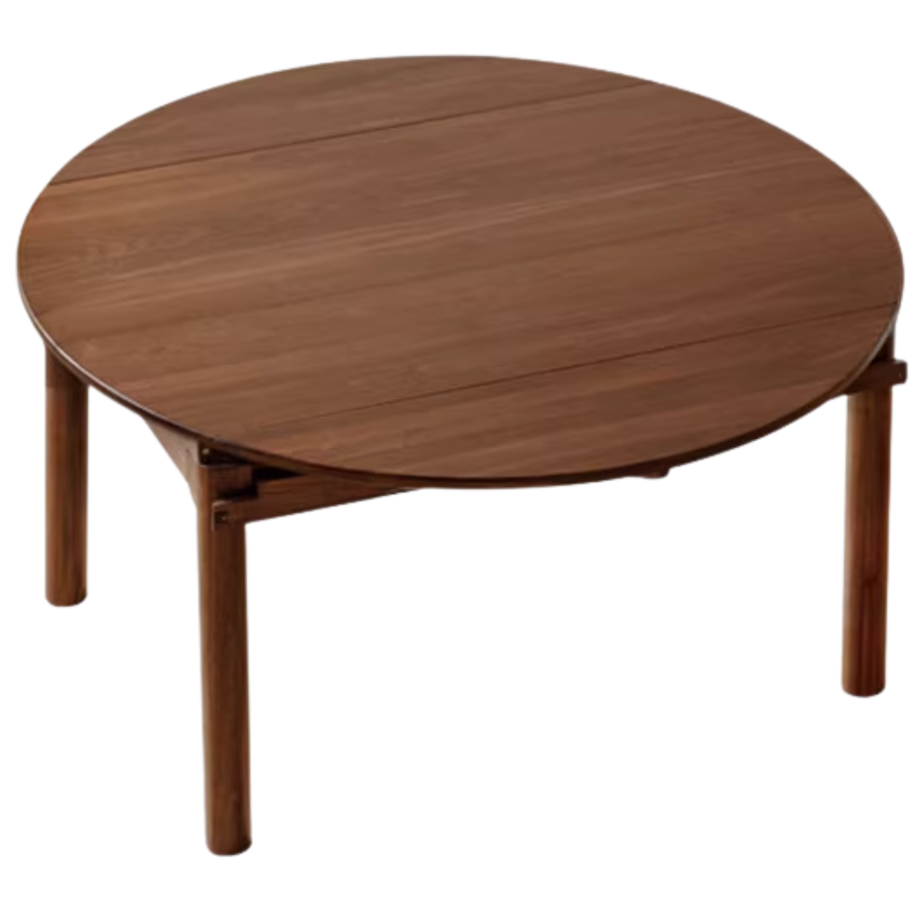 Ash, Oak, Black Walnut Solid Wood Folding Dining Table