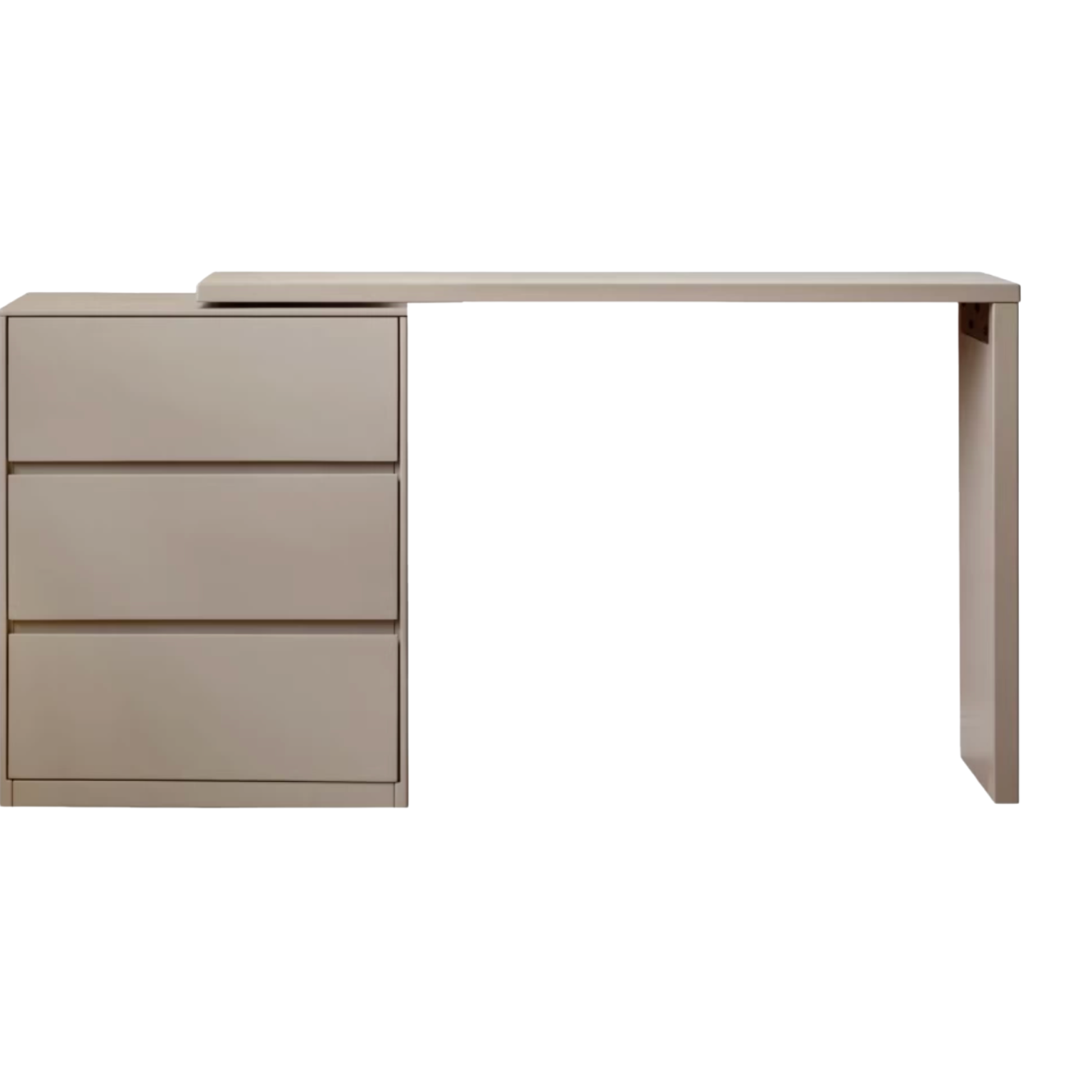 Tulipwood , Oak Solid Wood Telescopic Vanity Table Three Drawers.