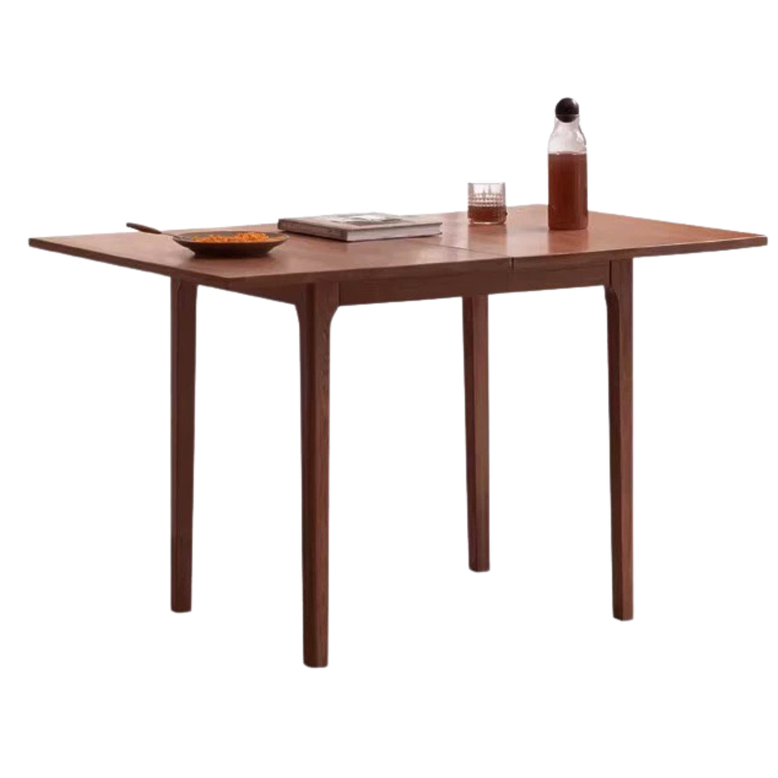Oak Solid Wood Folding Small Dining Table