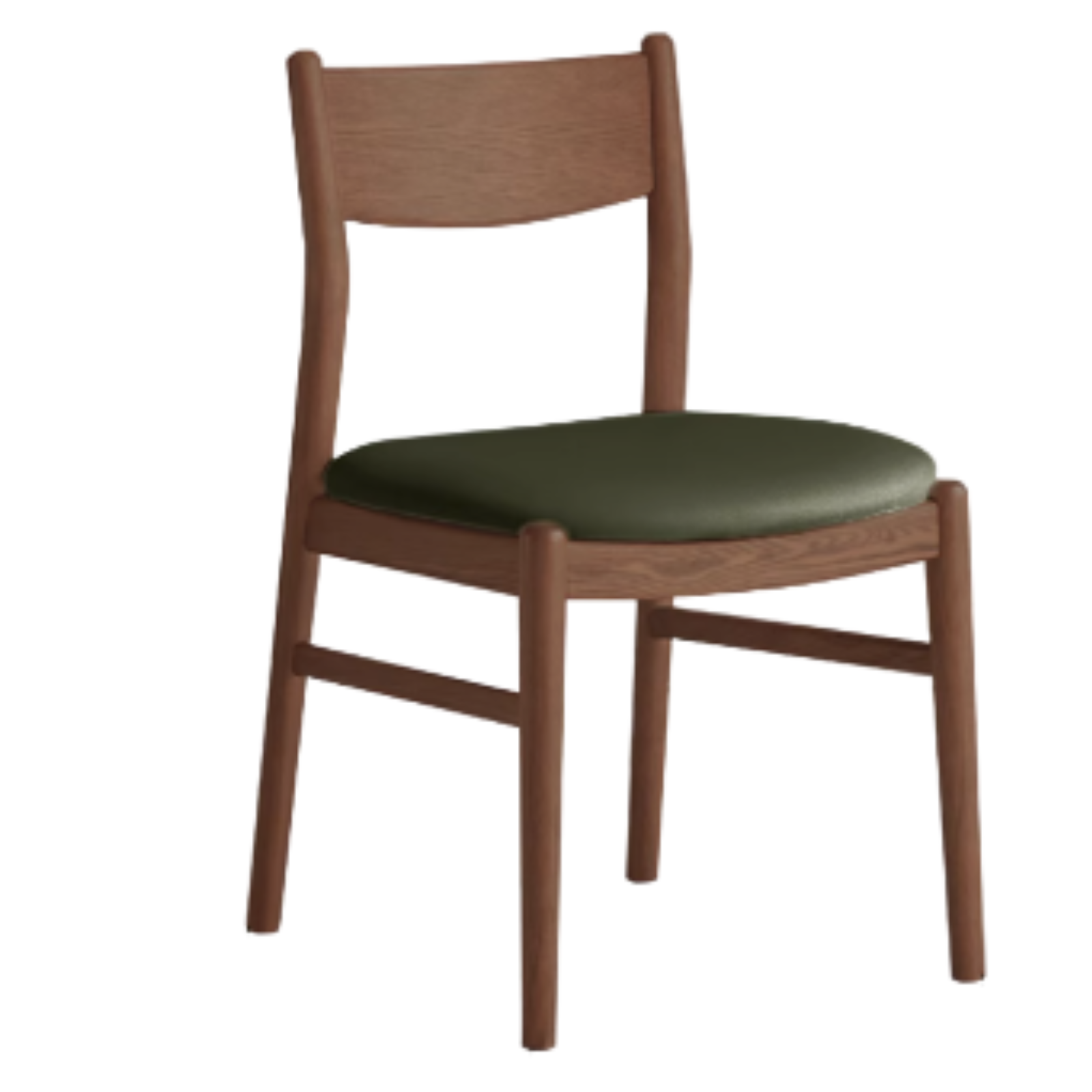 4 pcs Black Walnut, Oak, Ash Solid Wood Dining Chair Retro
