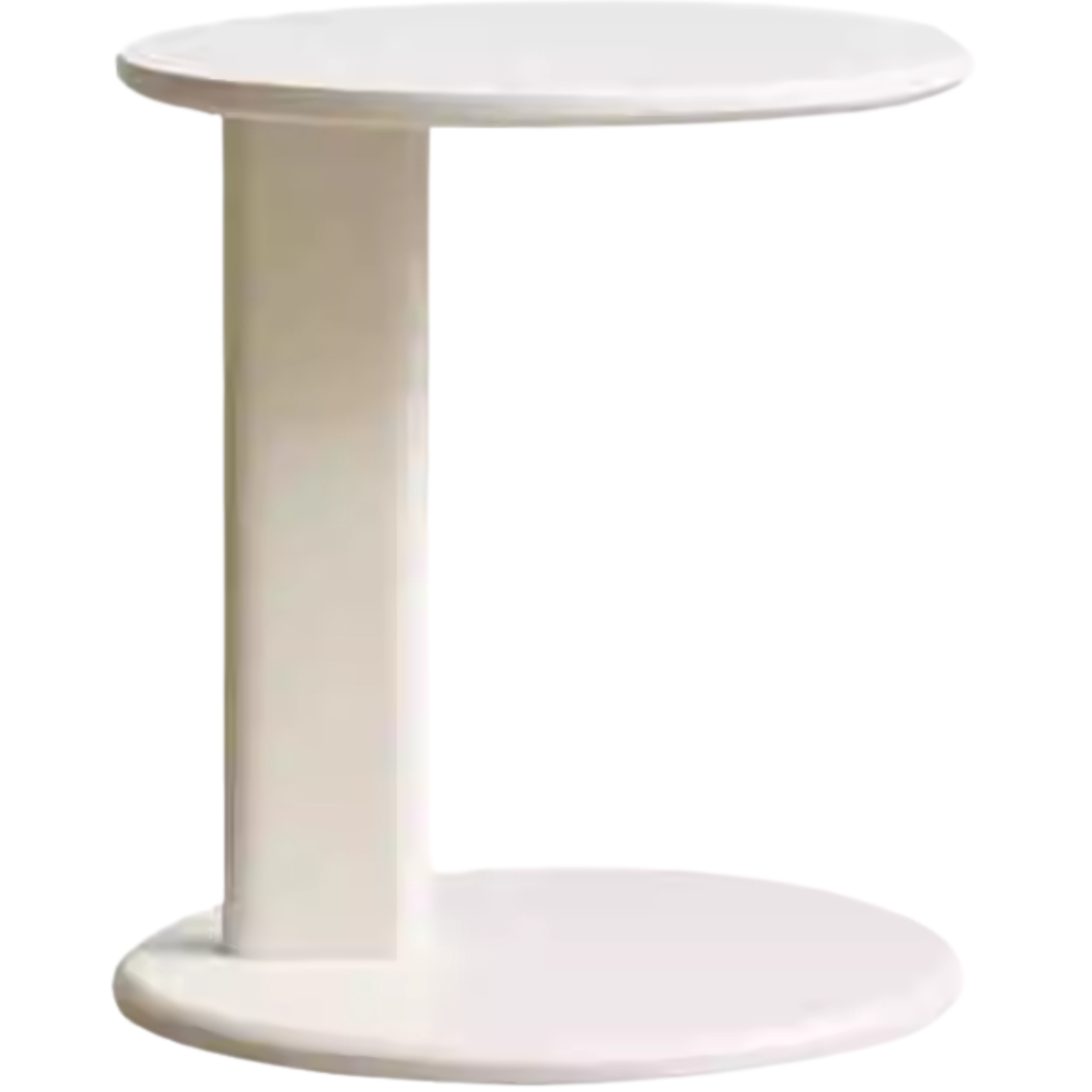 Solid RubberWood Modern Creative Cream Style Coffee Table.