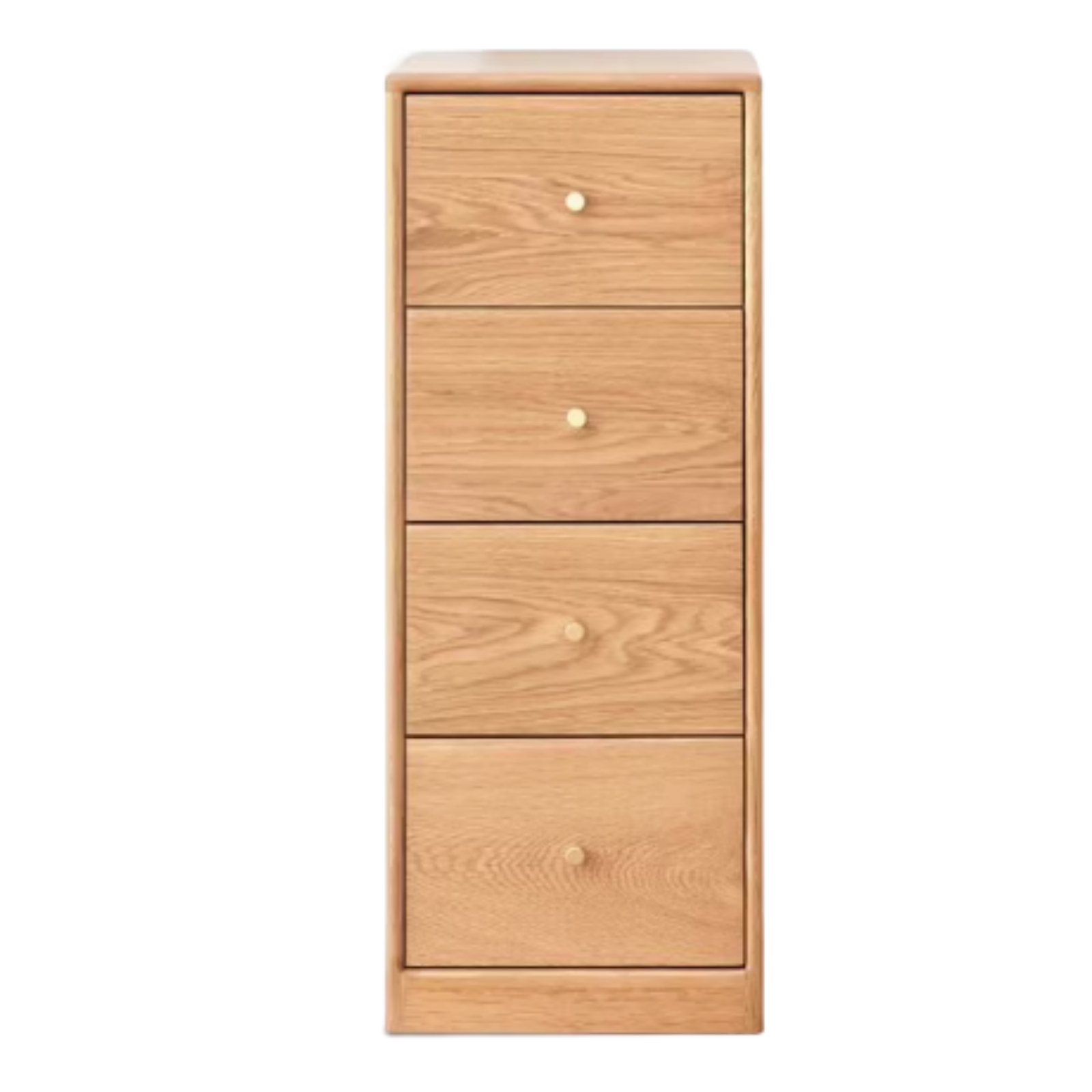 Oak, Beech Solid Wood Chest of Drawers, Multi-Functional Storage Cabinet Combination