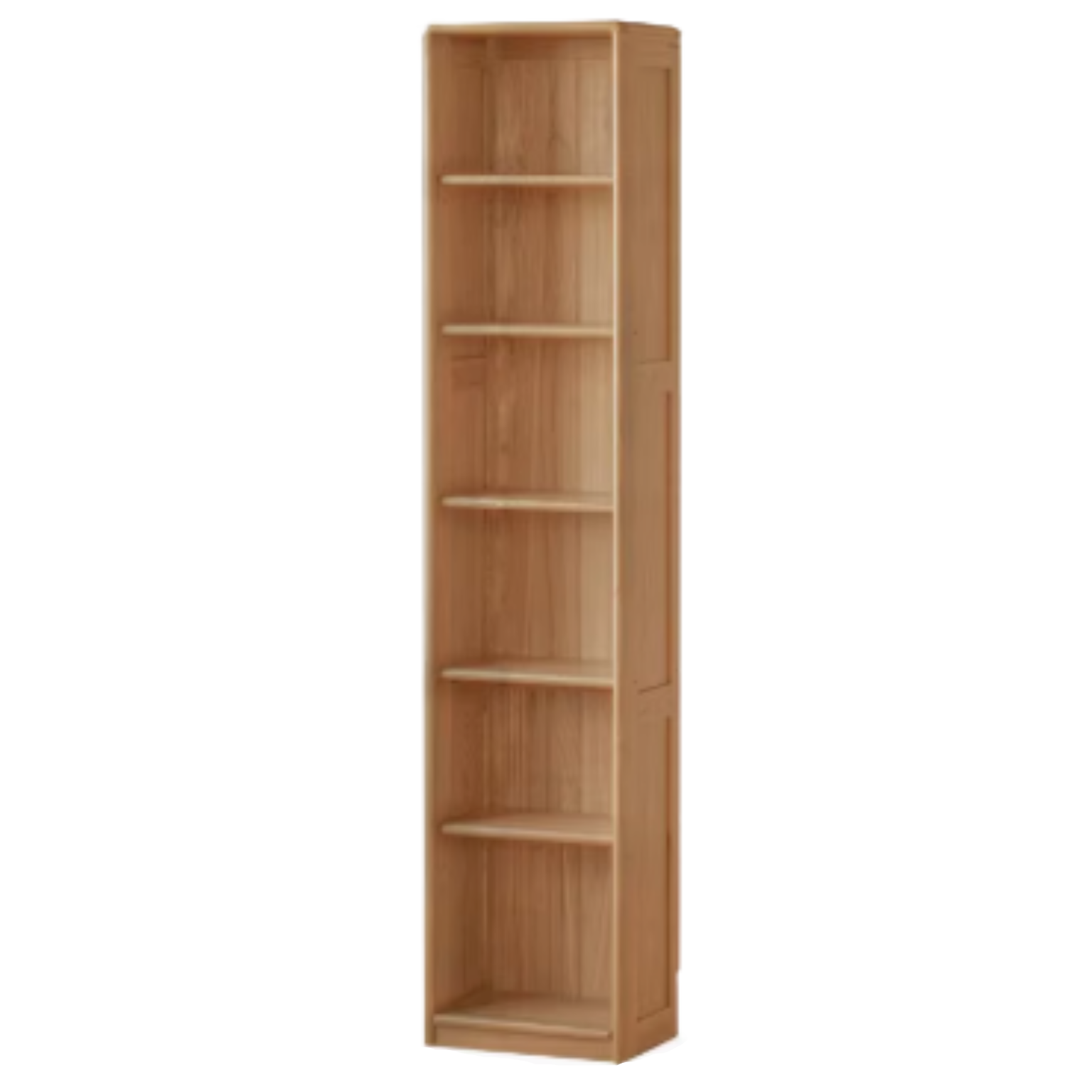 Oak Solid Wood Bookcase Storage Style Floor High