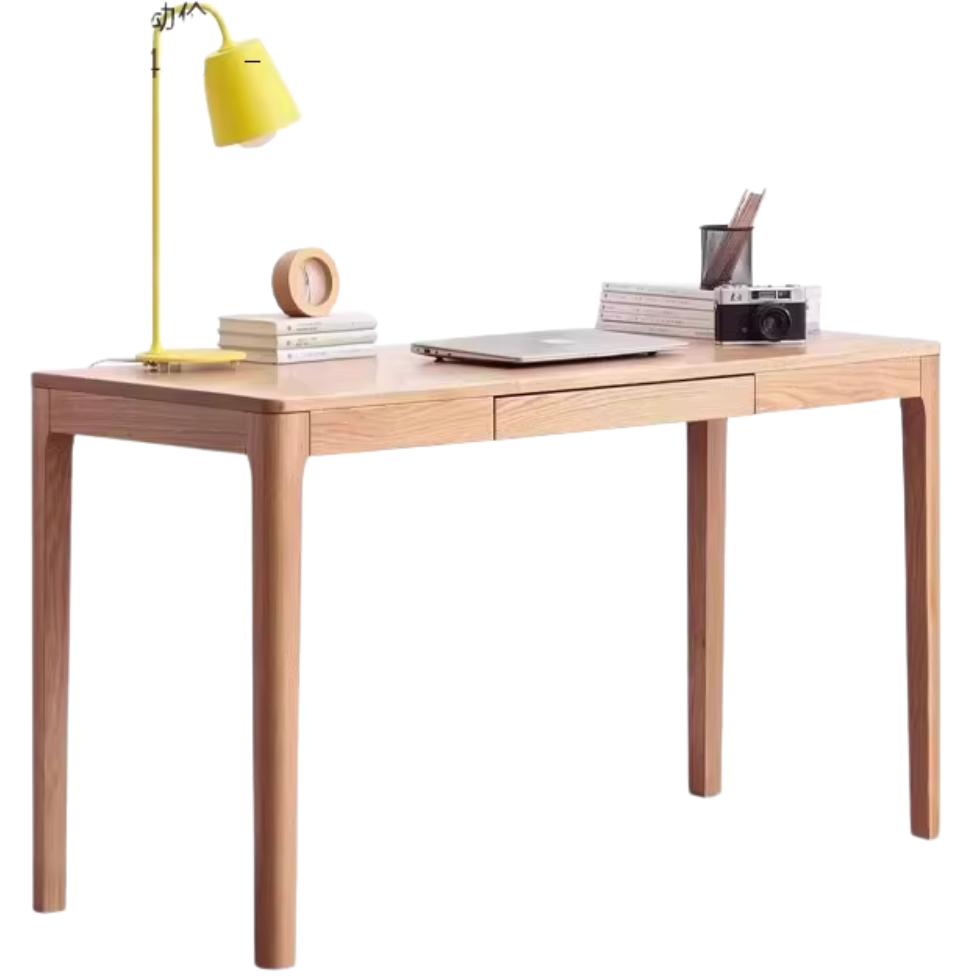 Oak Solid Wood Office Nordic Desk