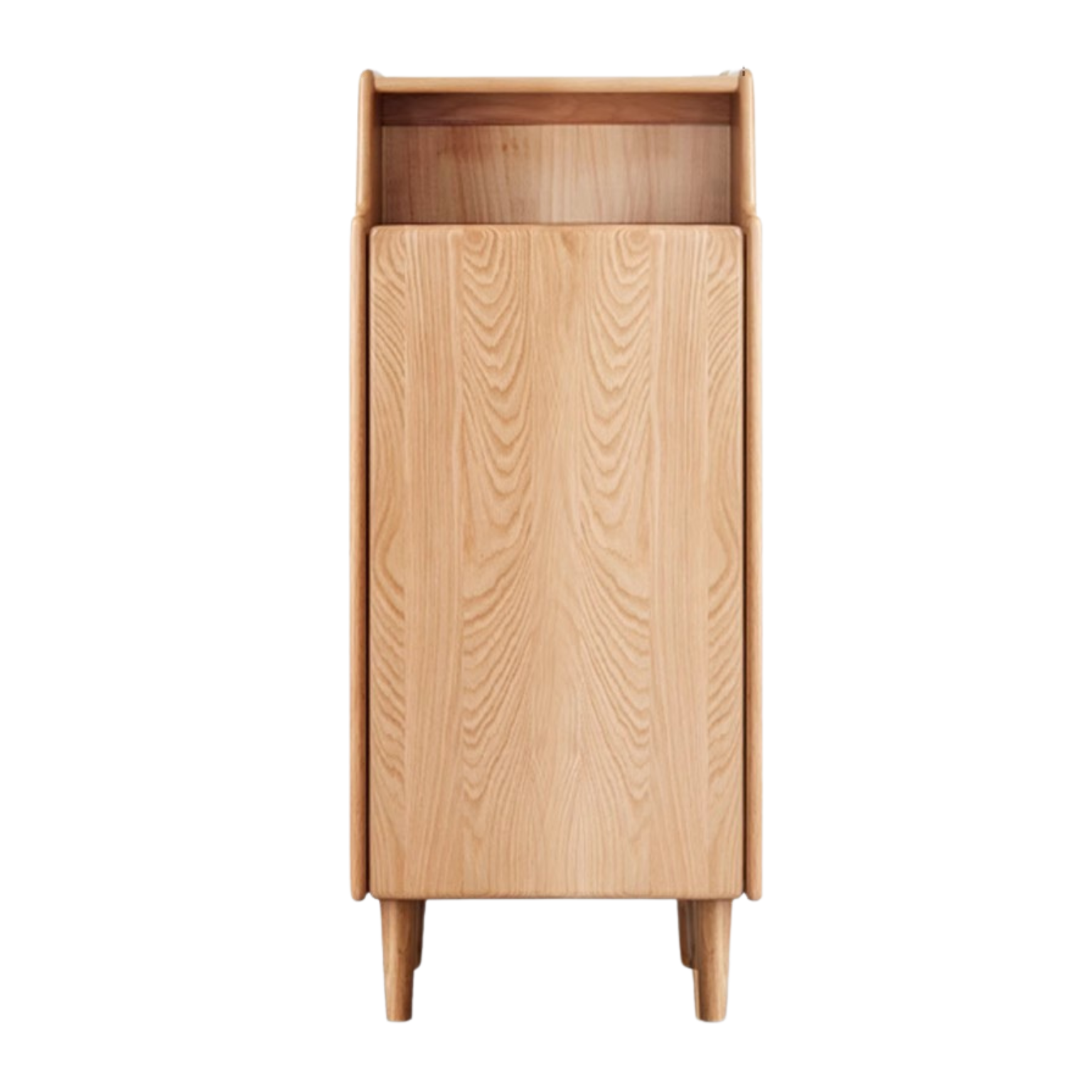 Oak Solid Wood Narrow Style With Doorshoe Cabinet