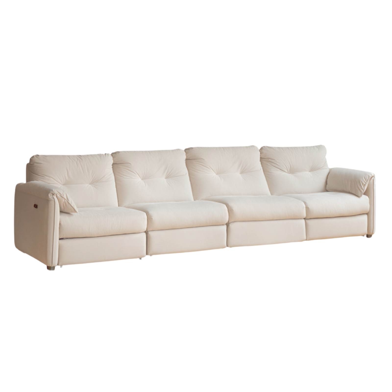 Fabric Electric White Cream Technology Functional Sofa.