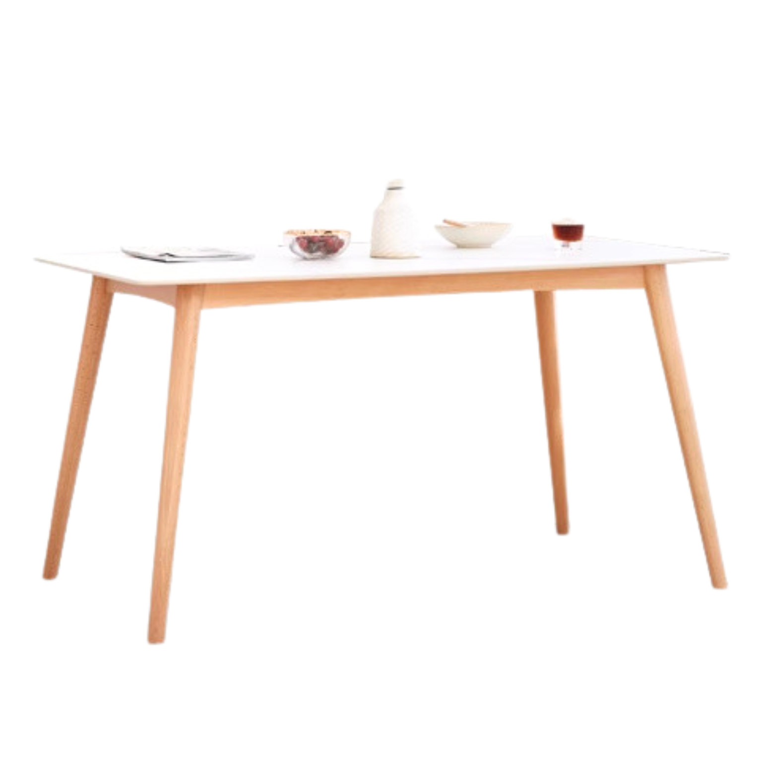 Beech Solid Wood Modern Dining Table