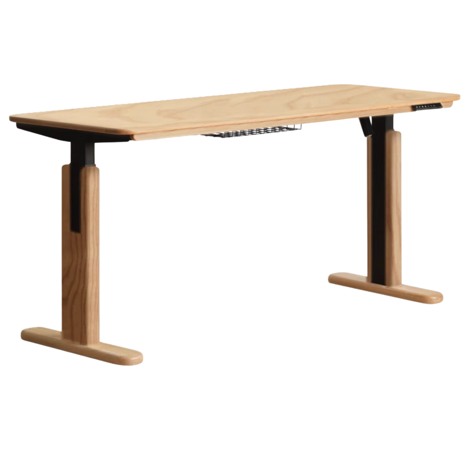 Oak, Ash Solid Wood Motor Electric Lift Table