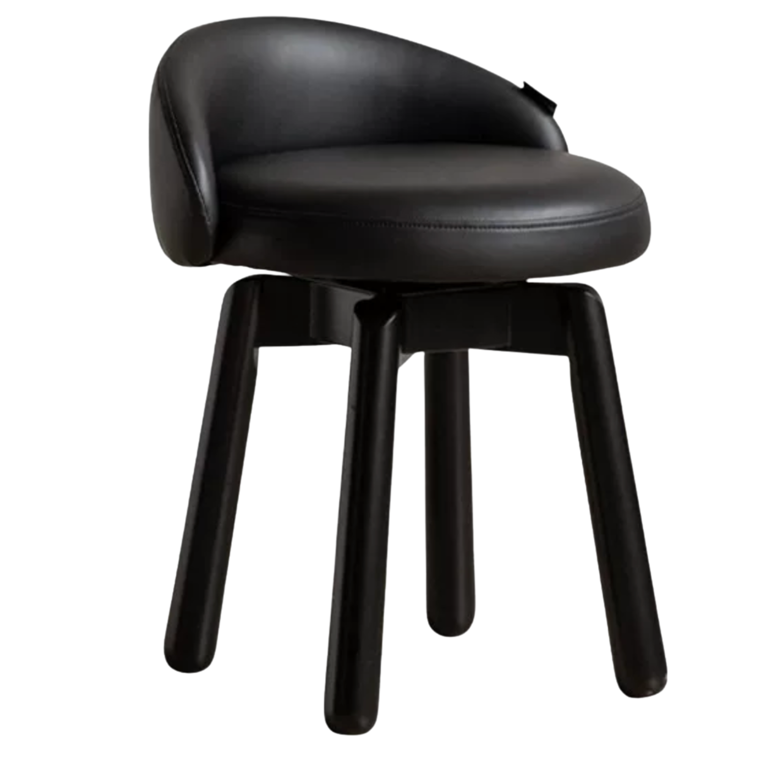 Makeup Stool 360° Free Rrotation Cream Style Birch Solid Wood