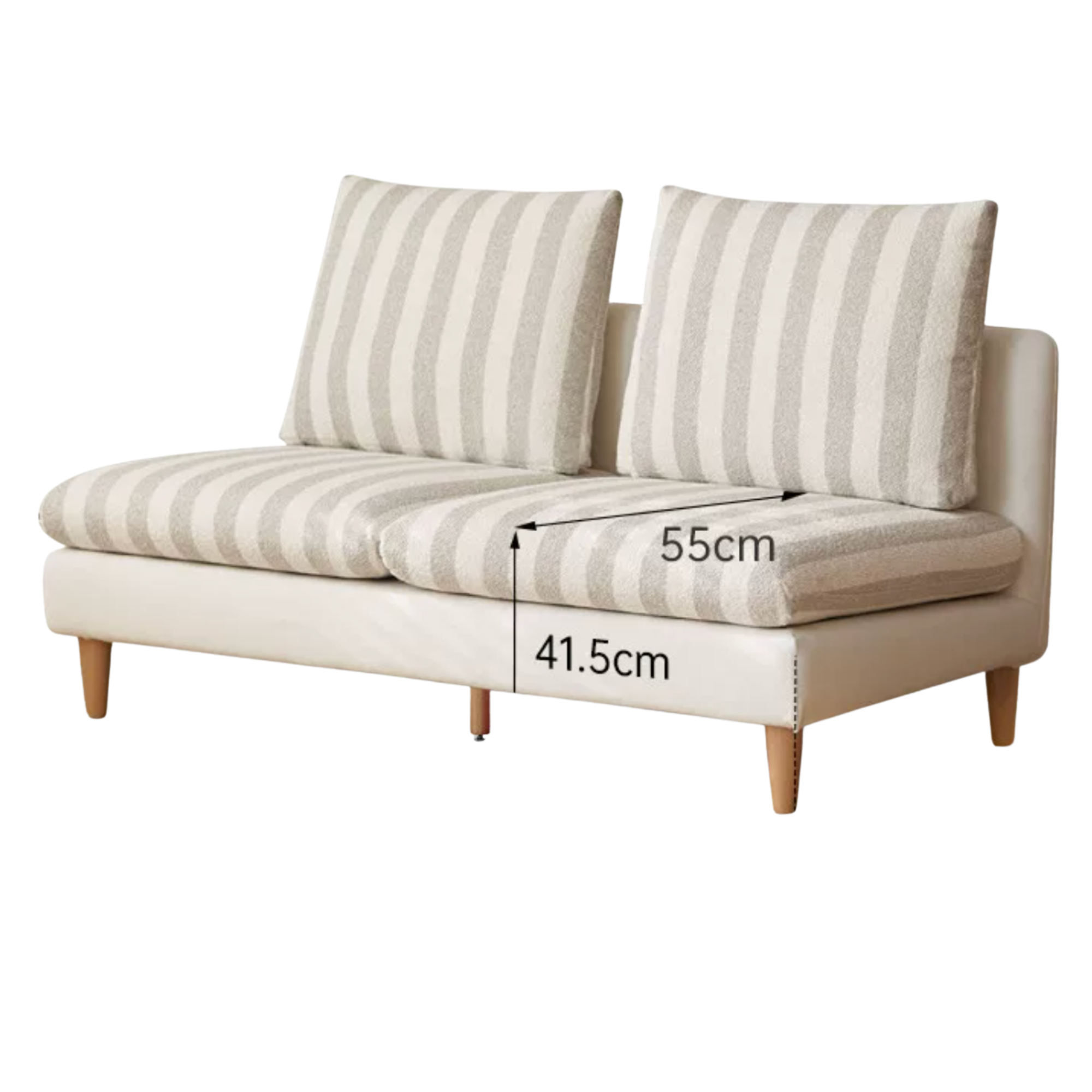 Natural, healthy Cotton Linen Fabric Sofa