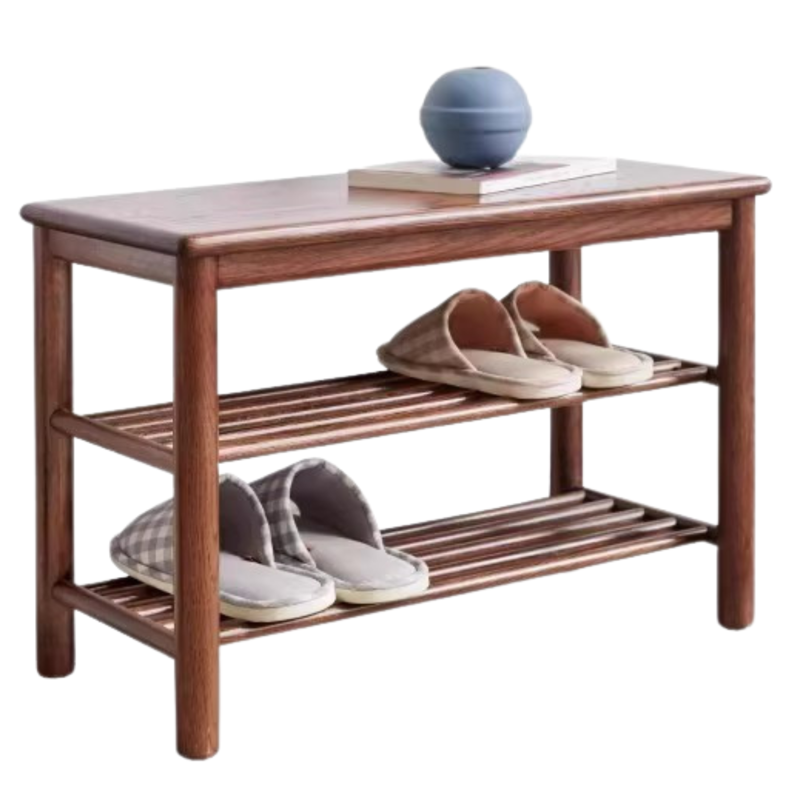 Oak Solid Wood Shoe Wearing Stool