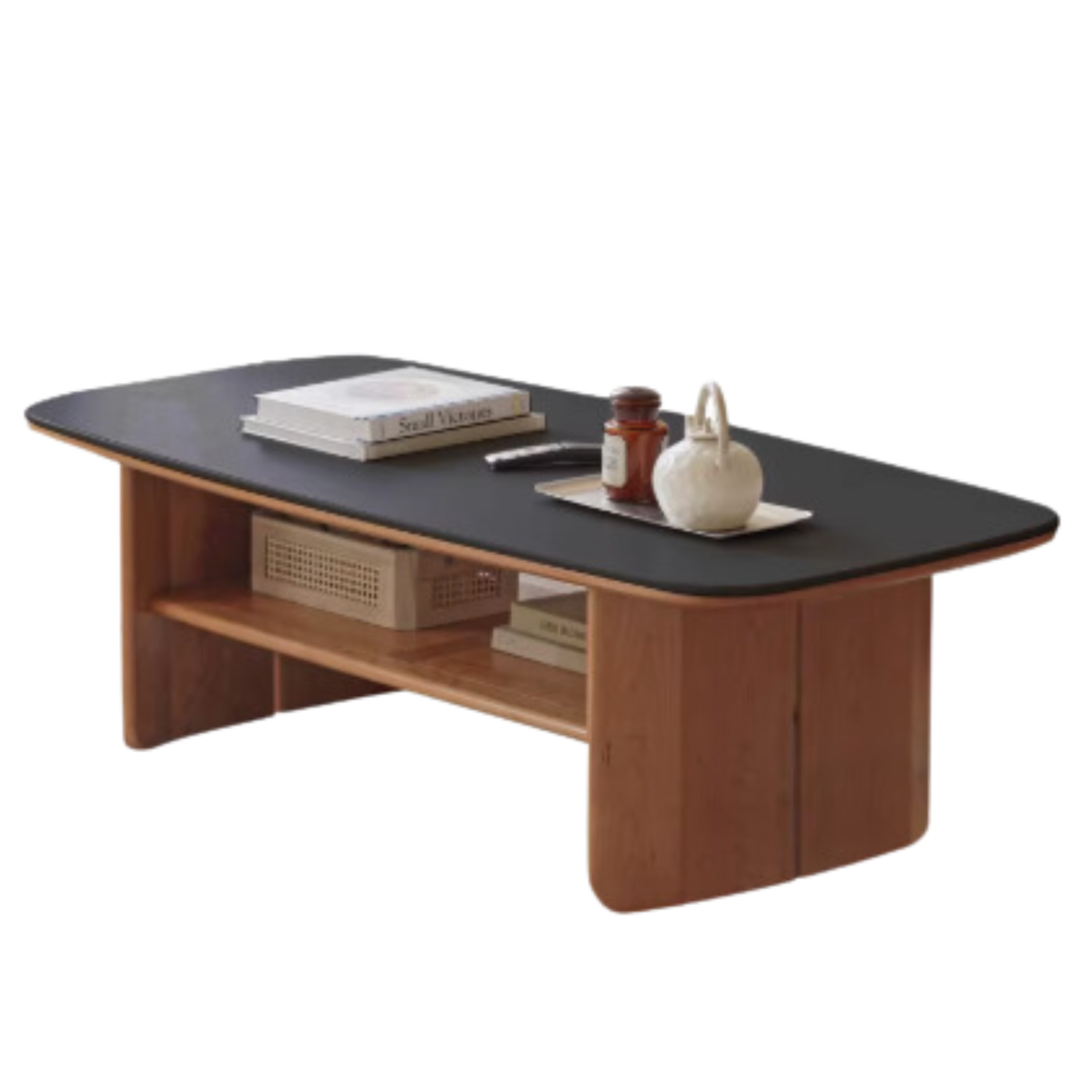 Black Walnut, Cherry Solid Wood Coffee Table