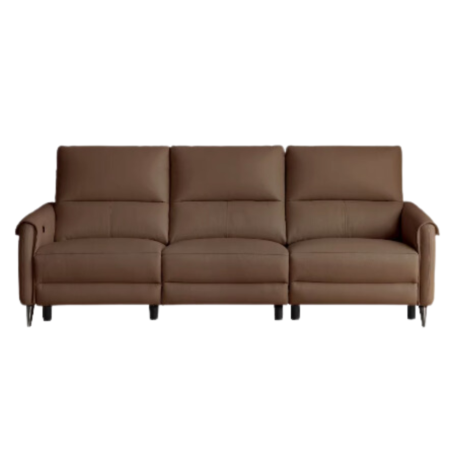 Genuine Leather Zero Wall Multifunctional Electric Sofa, Top Layer Cowhide Sofa.