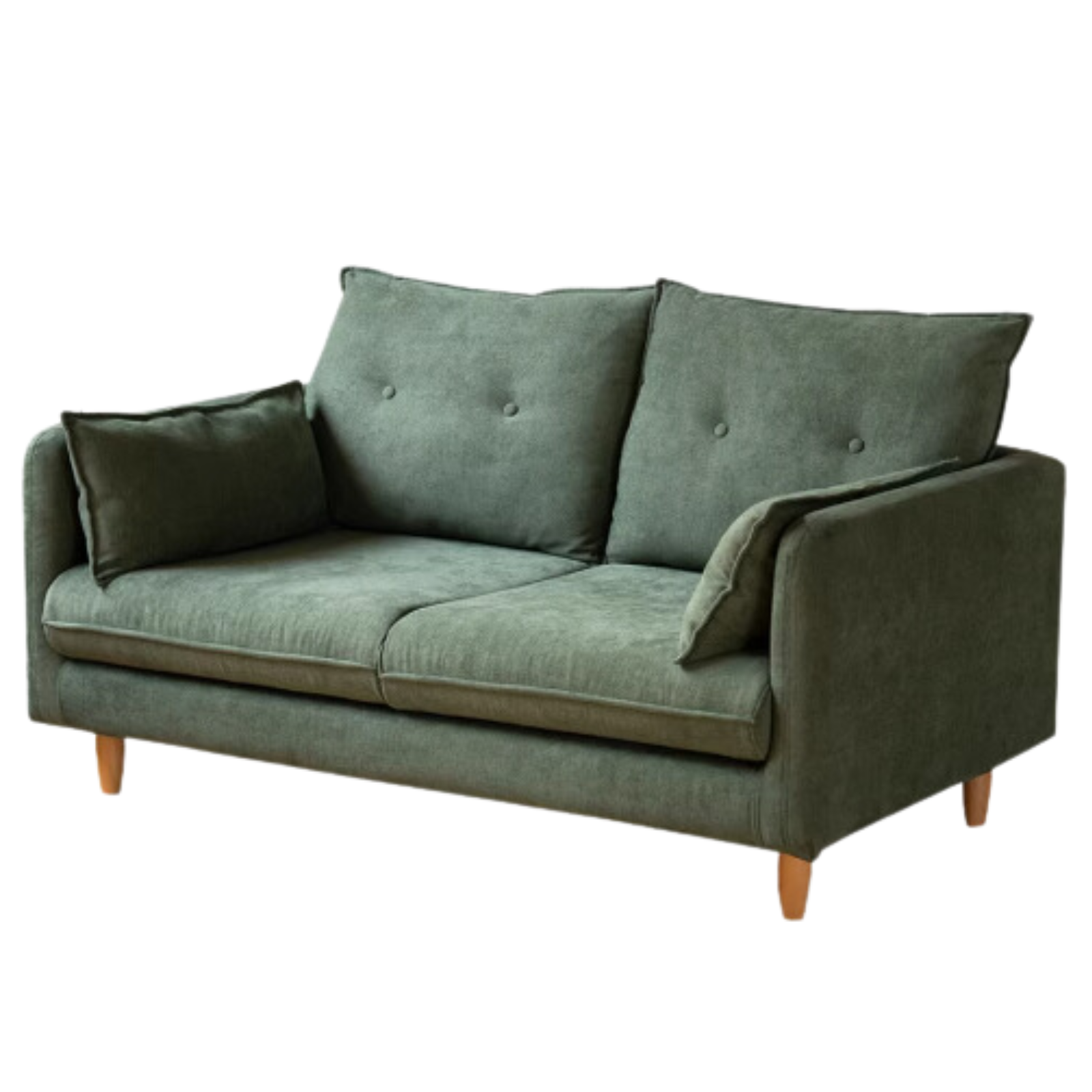 Fabric White Cream Style Sofa.