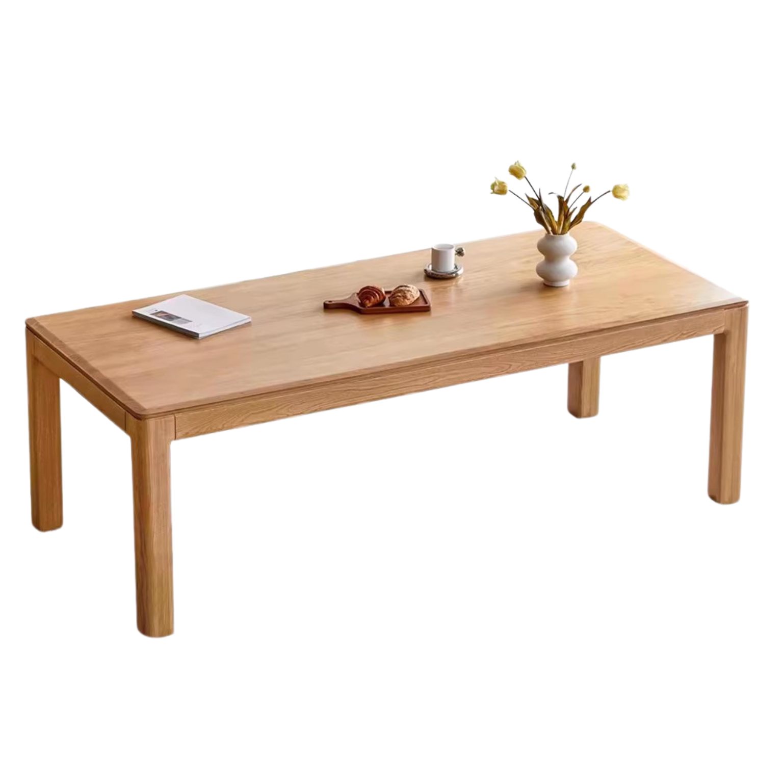 Ash Solid Wood Long Dining Table