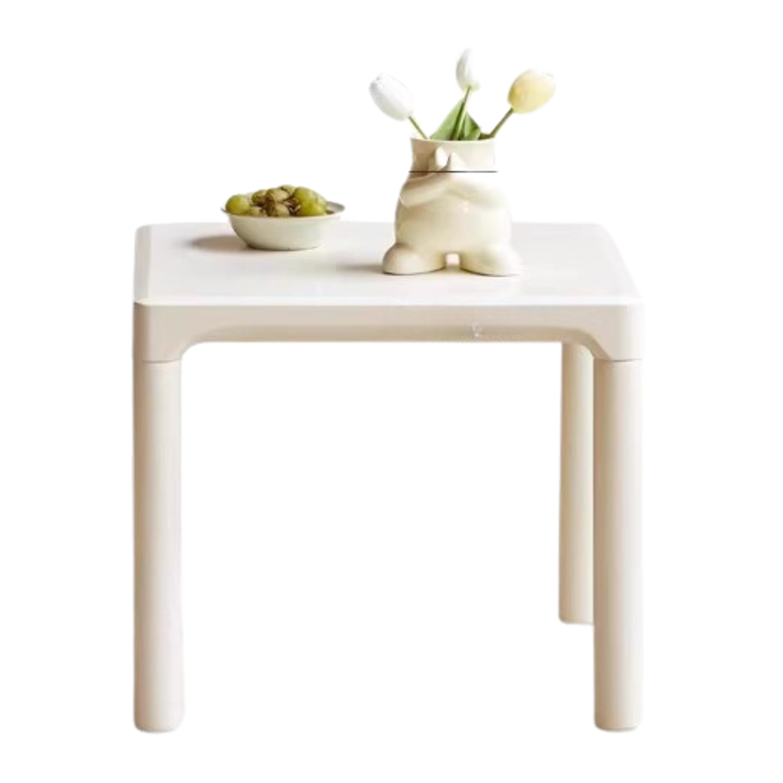 Pine Solid Wood Modern Mobile Coffee Table Storage Cabinet