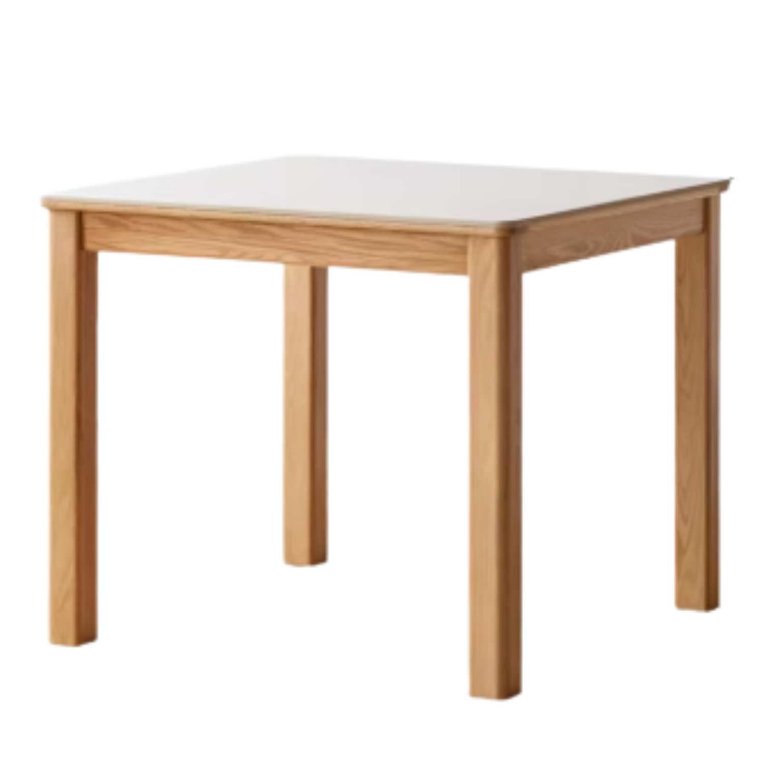 Oak Solid Wood Square Dining Table