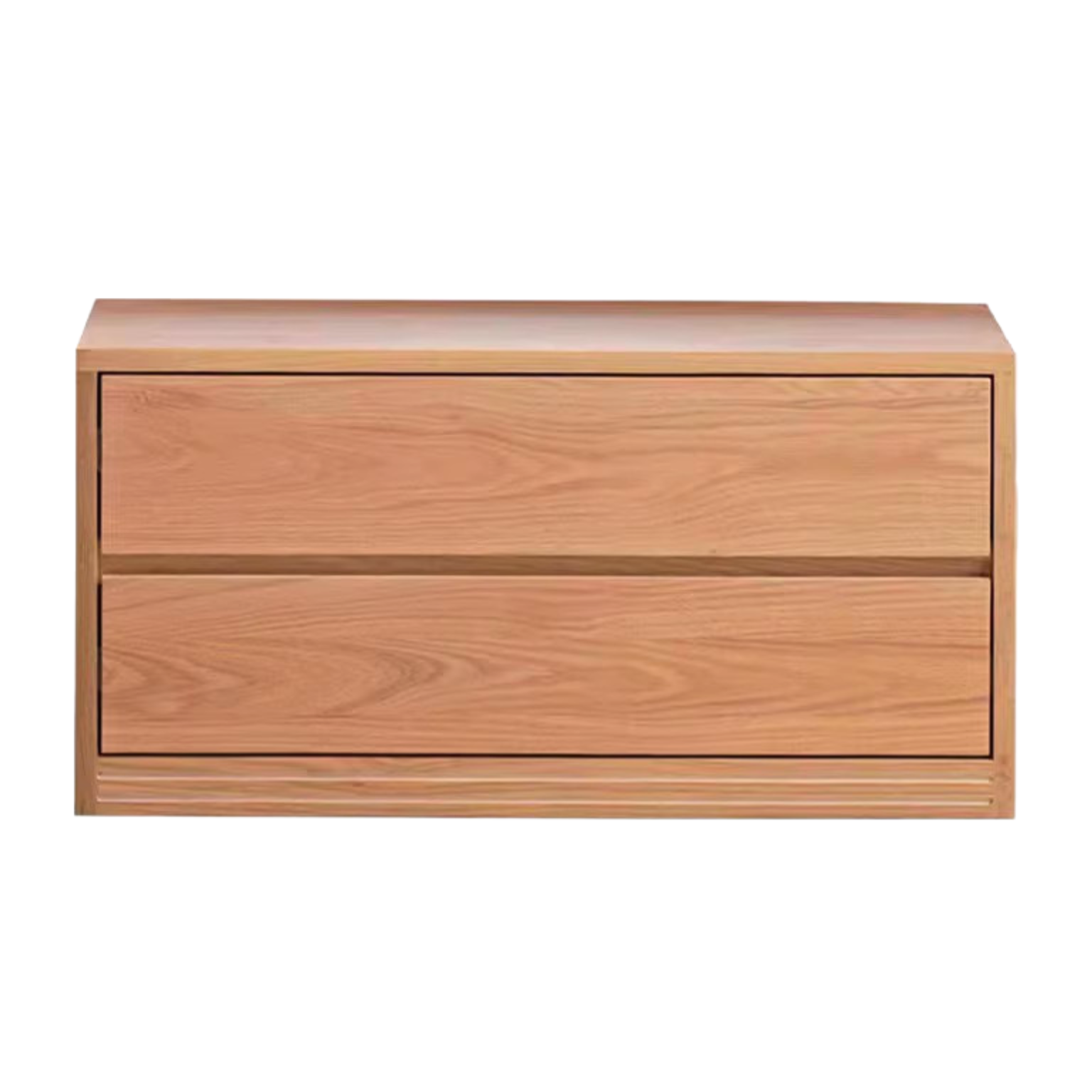 Oak Solid Wood Floor To Ceiling Bookshelves