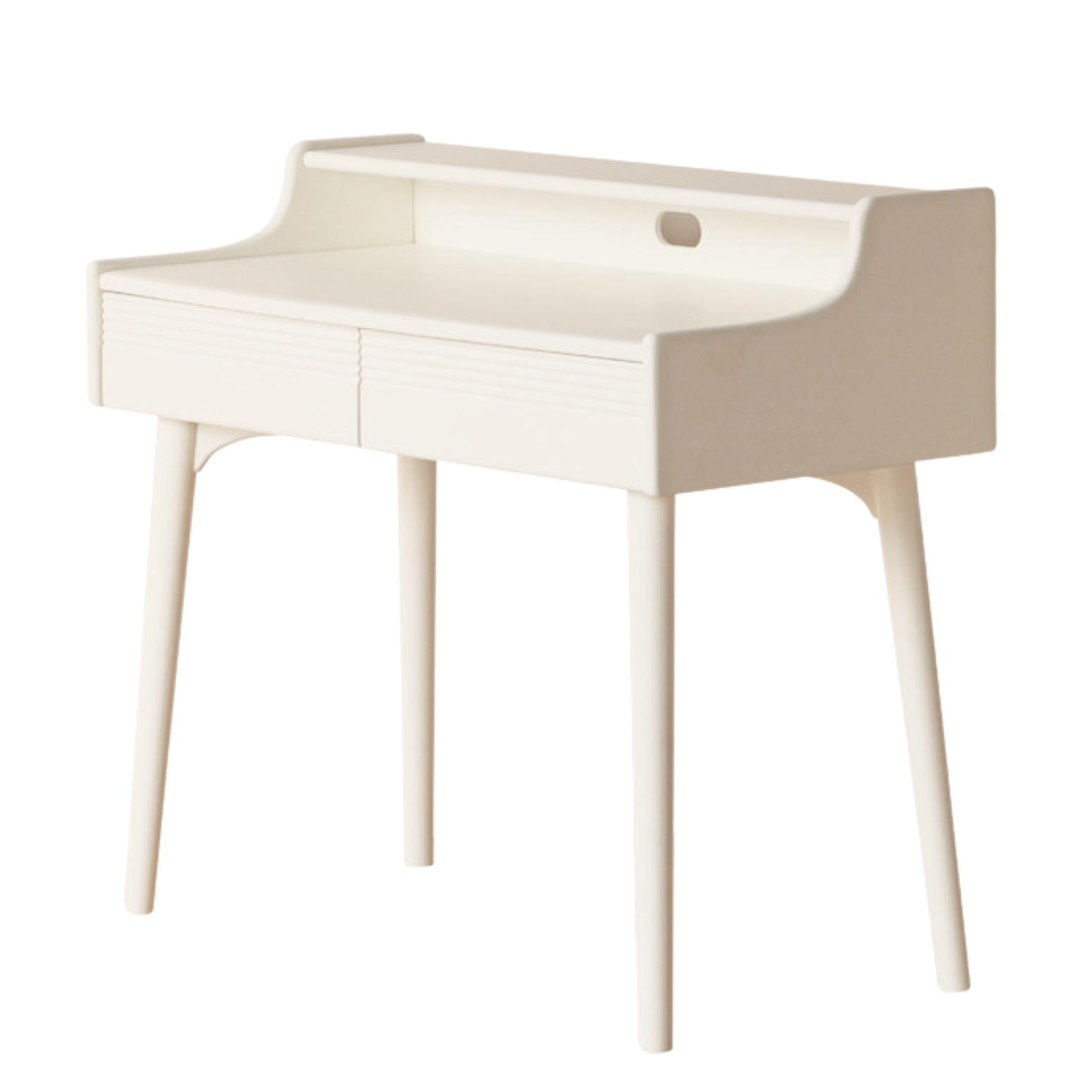 Poplar Solid Wood Dressing Table,computer desk Cream Style