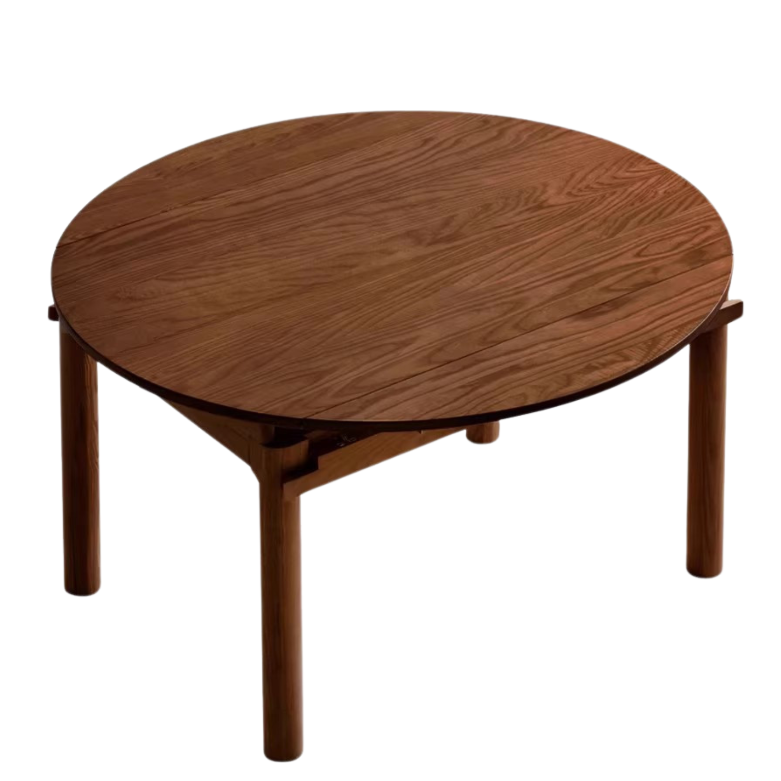 Ash, Oak, Black Walnut Solid Wood Folding Dining Table