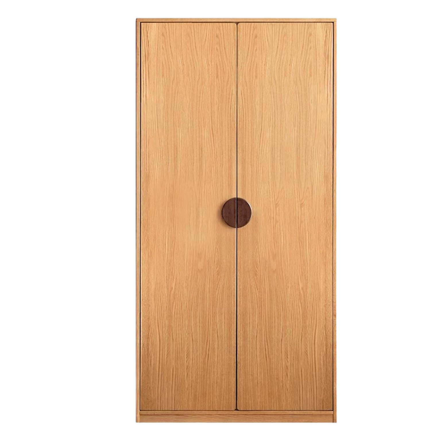 Oak Solid Wood Children's Wardrobe, Bookcase Combination