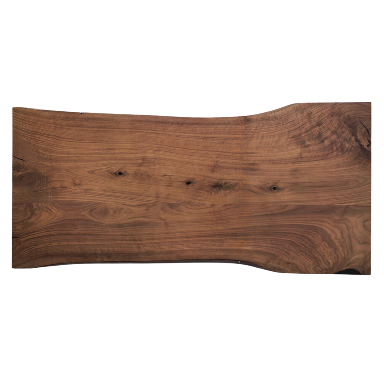 Black Walnut Solid Wood Natural Edge Large Board Dining Table