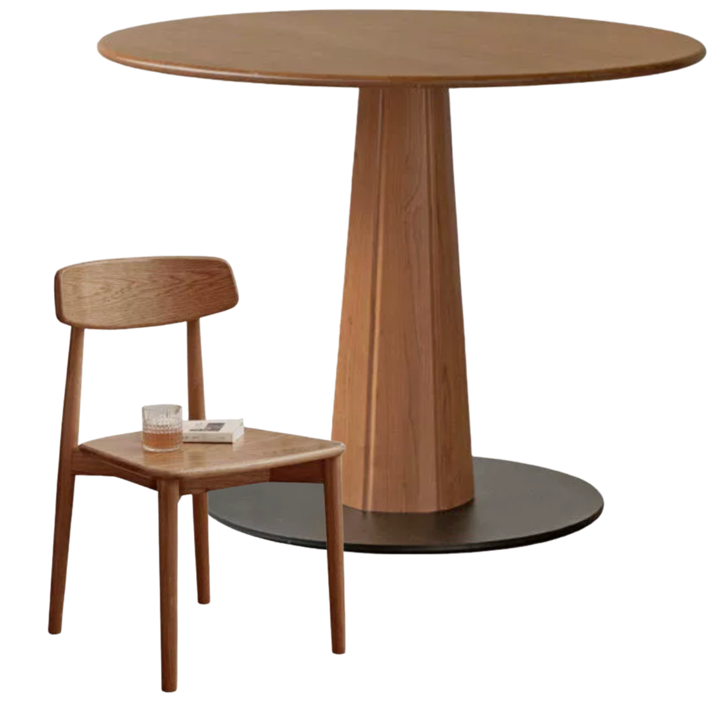 Ash Solid Wood Nordic Dining Round Table