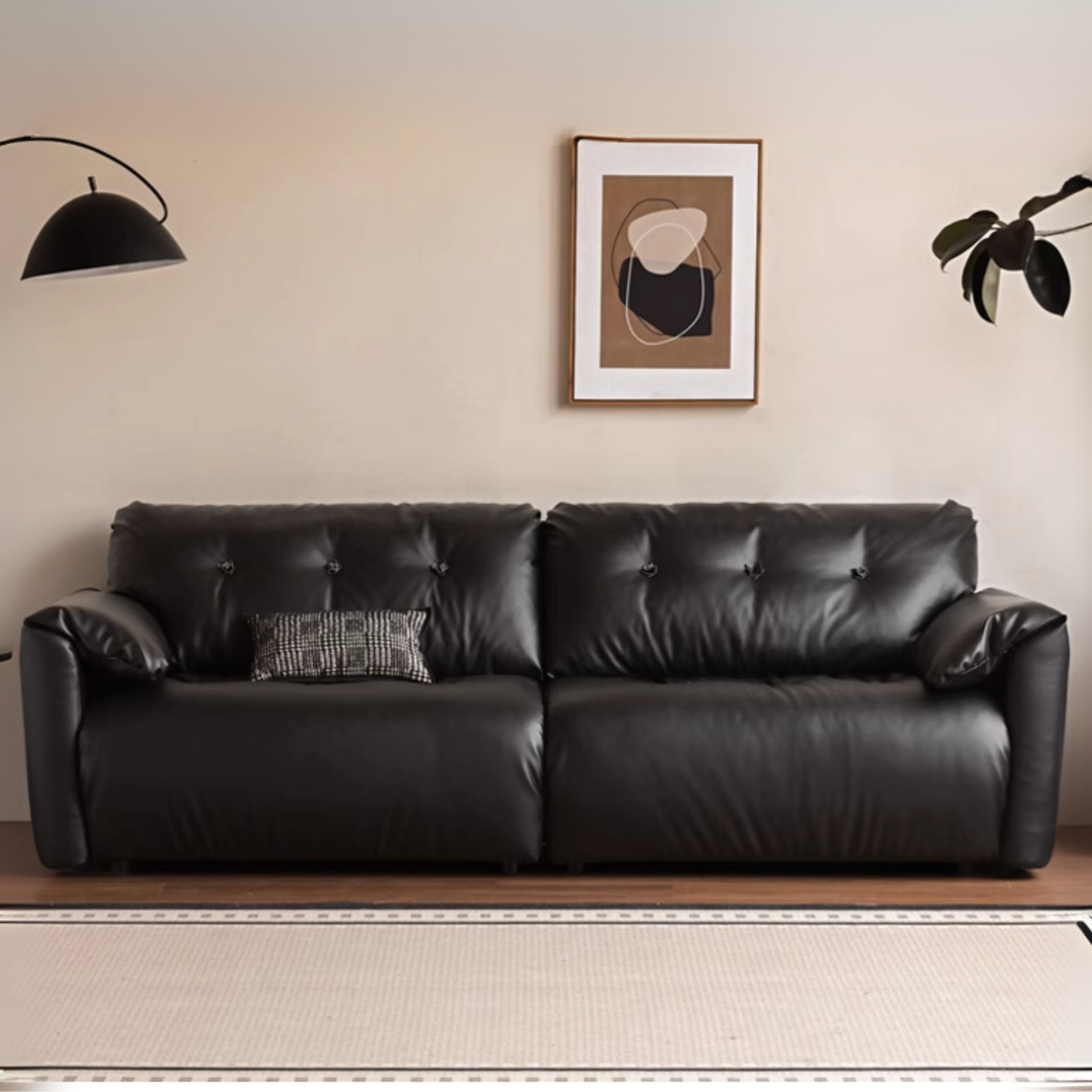 Ecological cloud leather Sofa Bed
