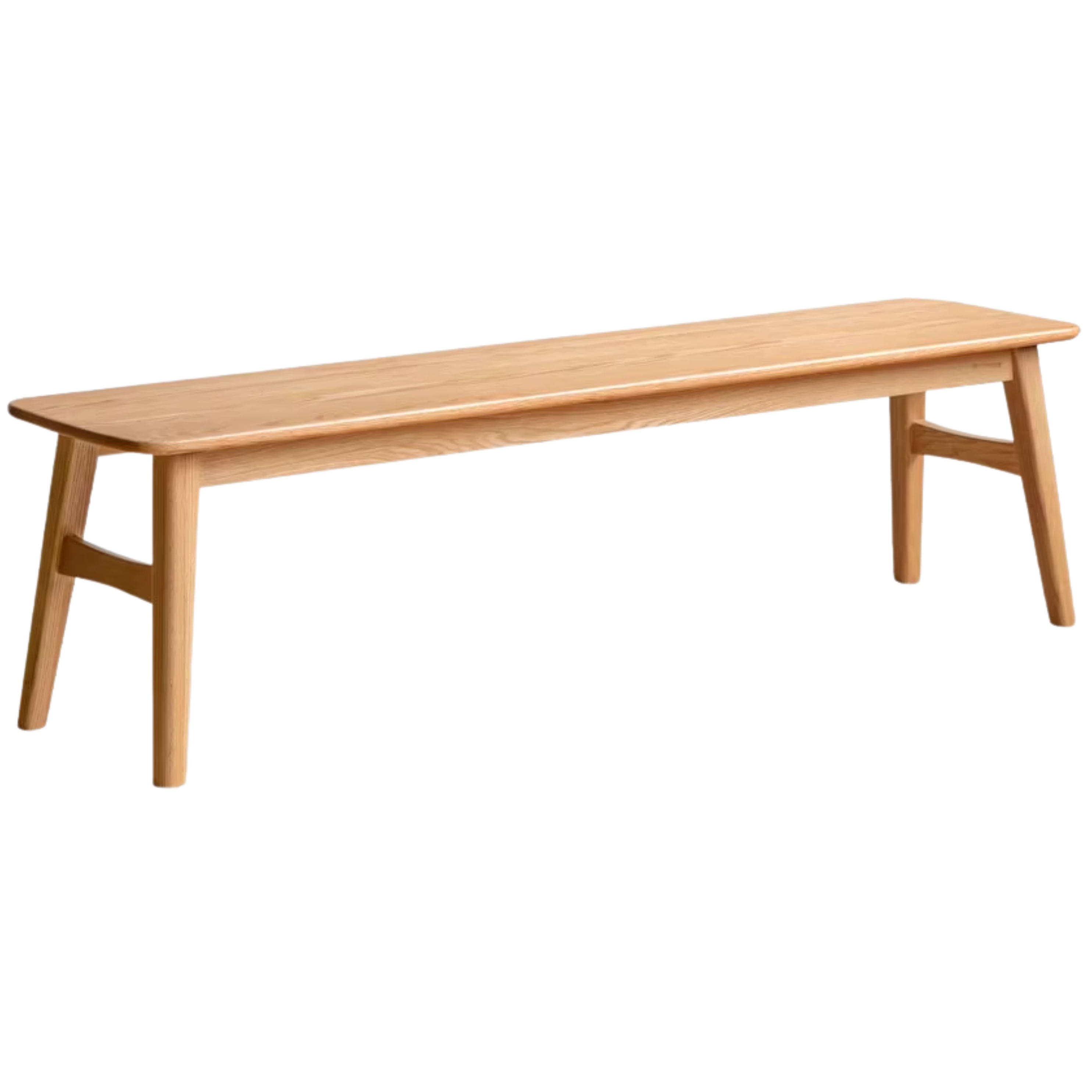 Oak Solid Wood Modern Long Bench