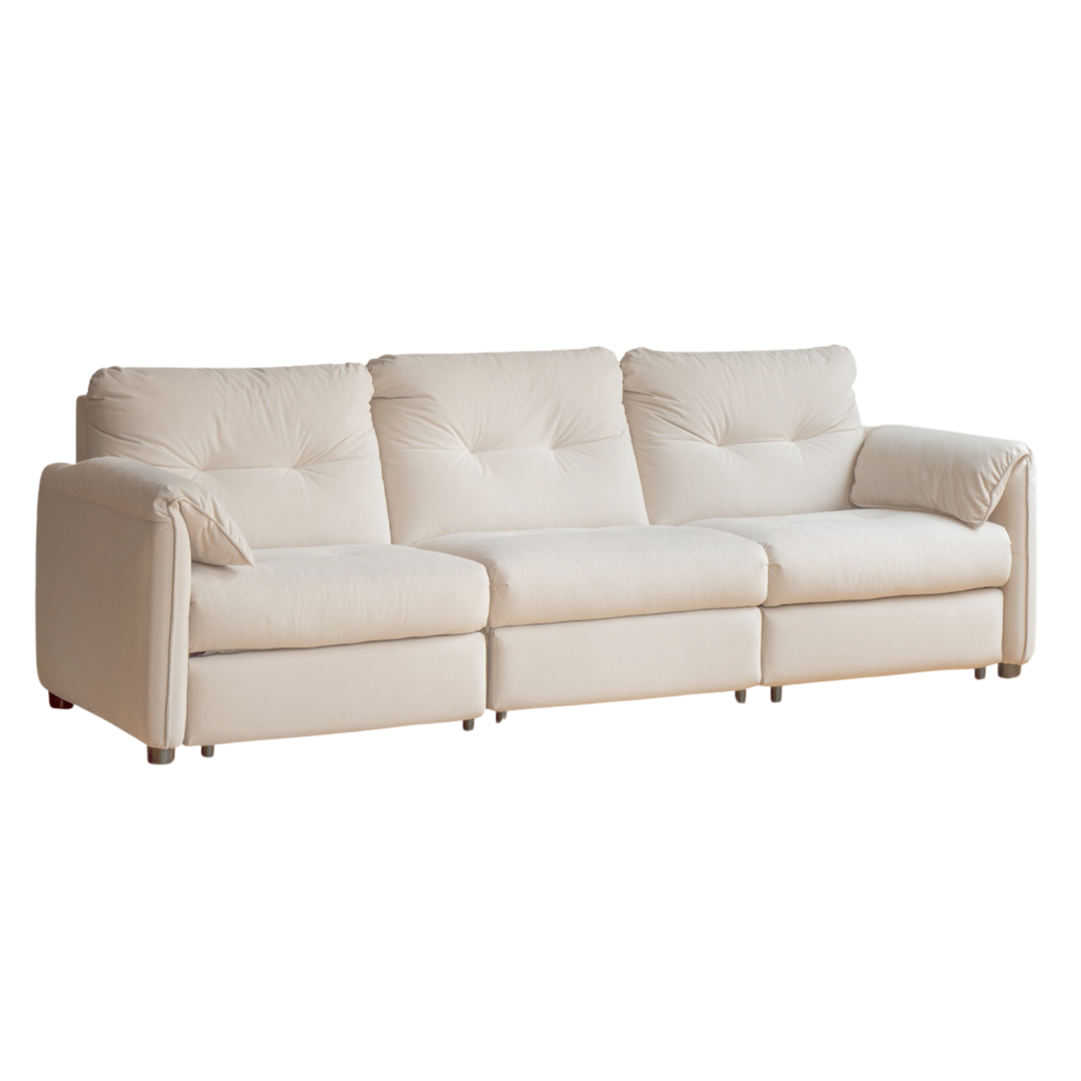 Fabric Electric White Cream Technology Functional Sofa.