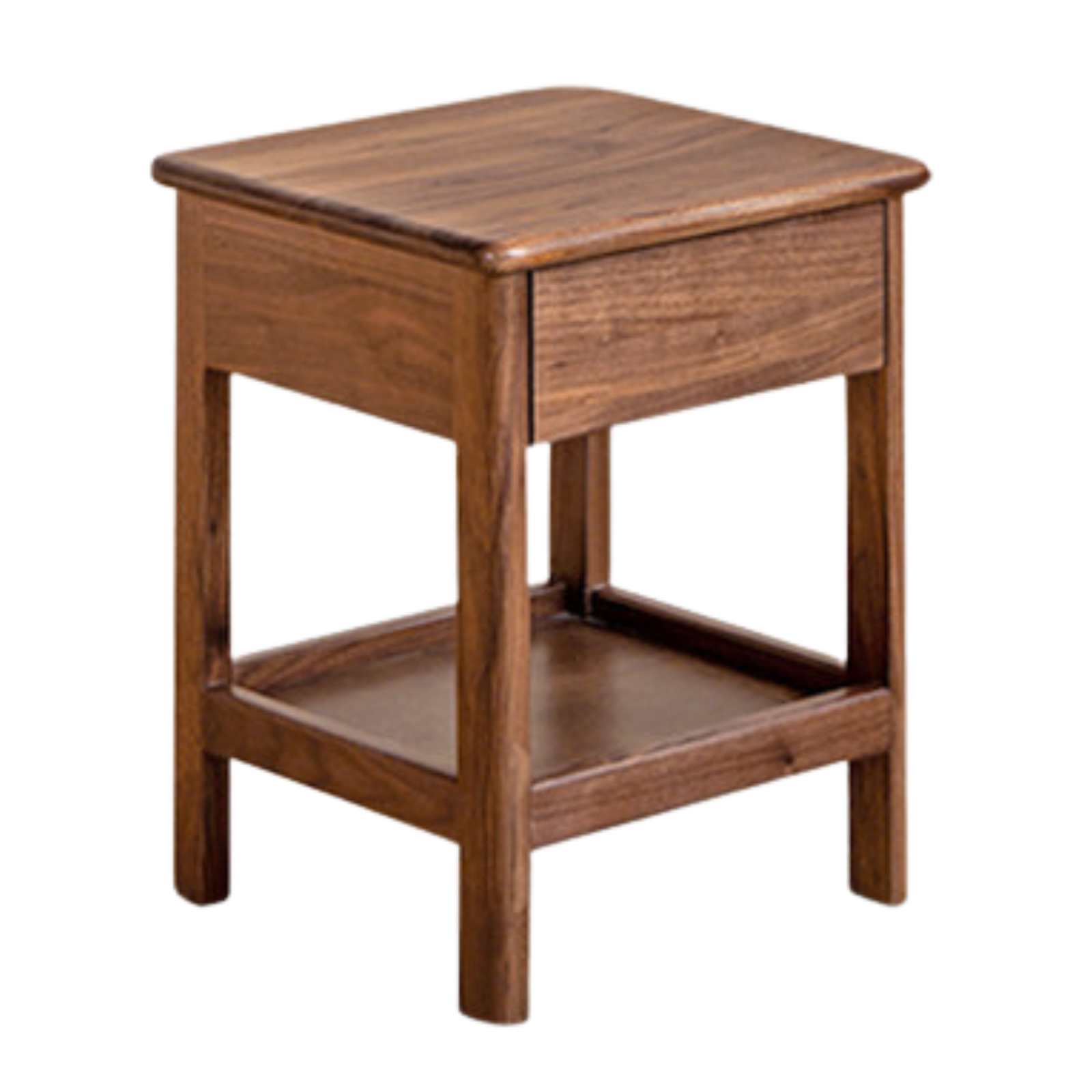 Black Walnut, Ash Bedside Storage Cabinet
