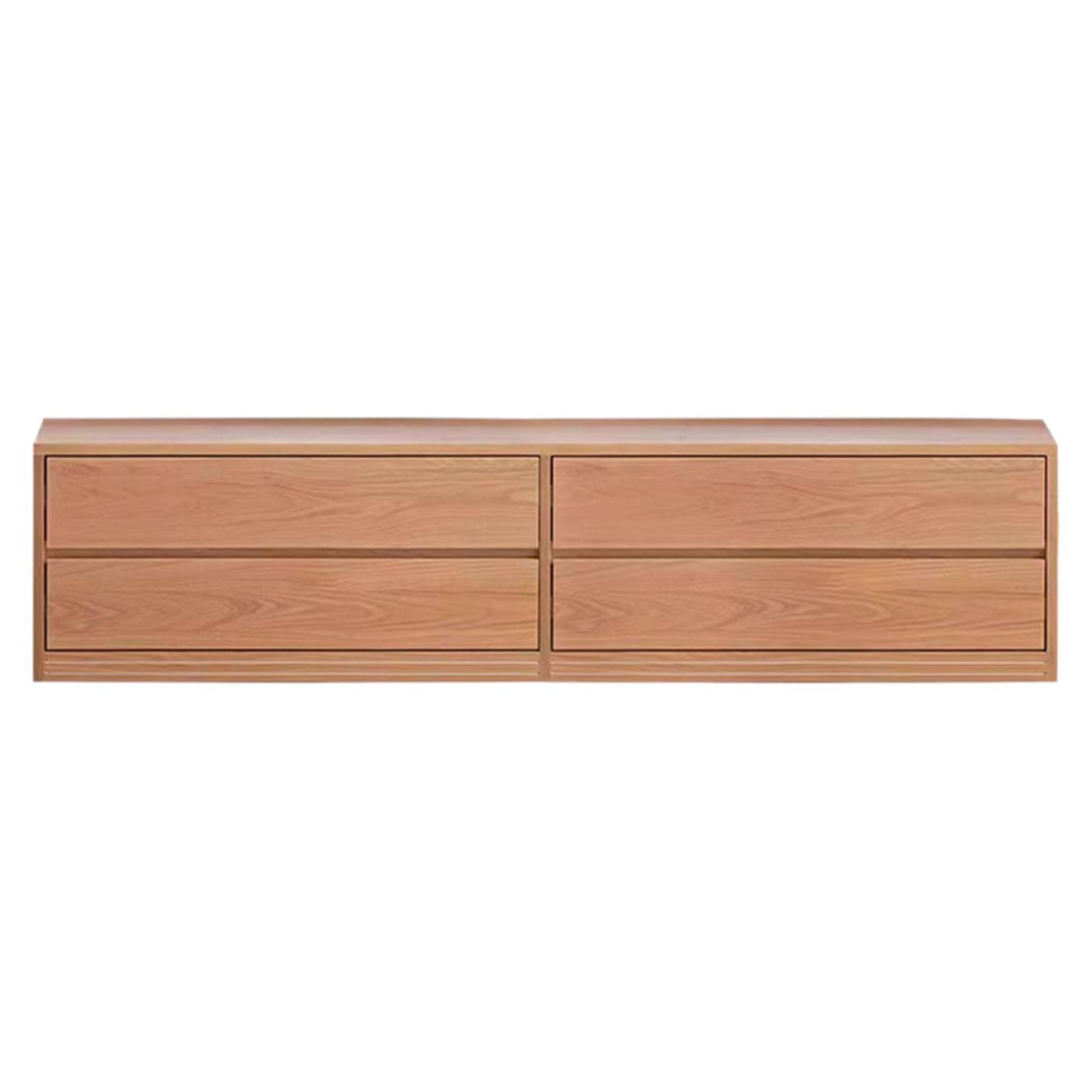 Oak Solid Wood Floor To Ceiling Bookshelves