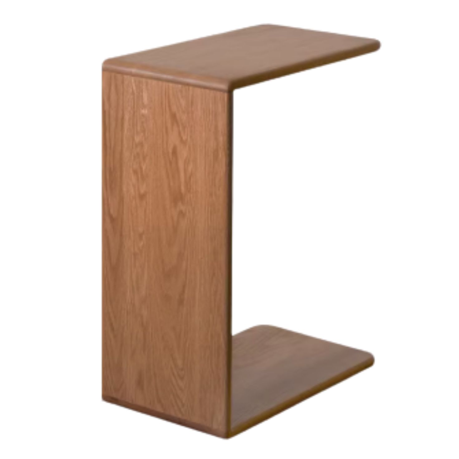 Oak, Ash Solid Wood Multifunctional C-shaped Side Table