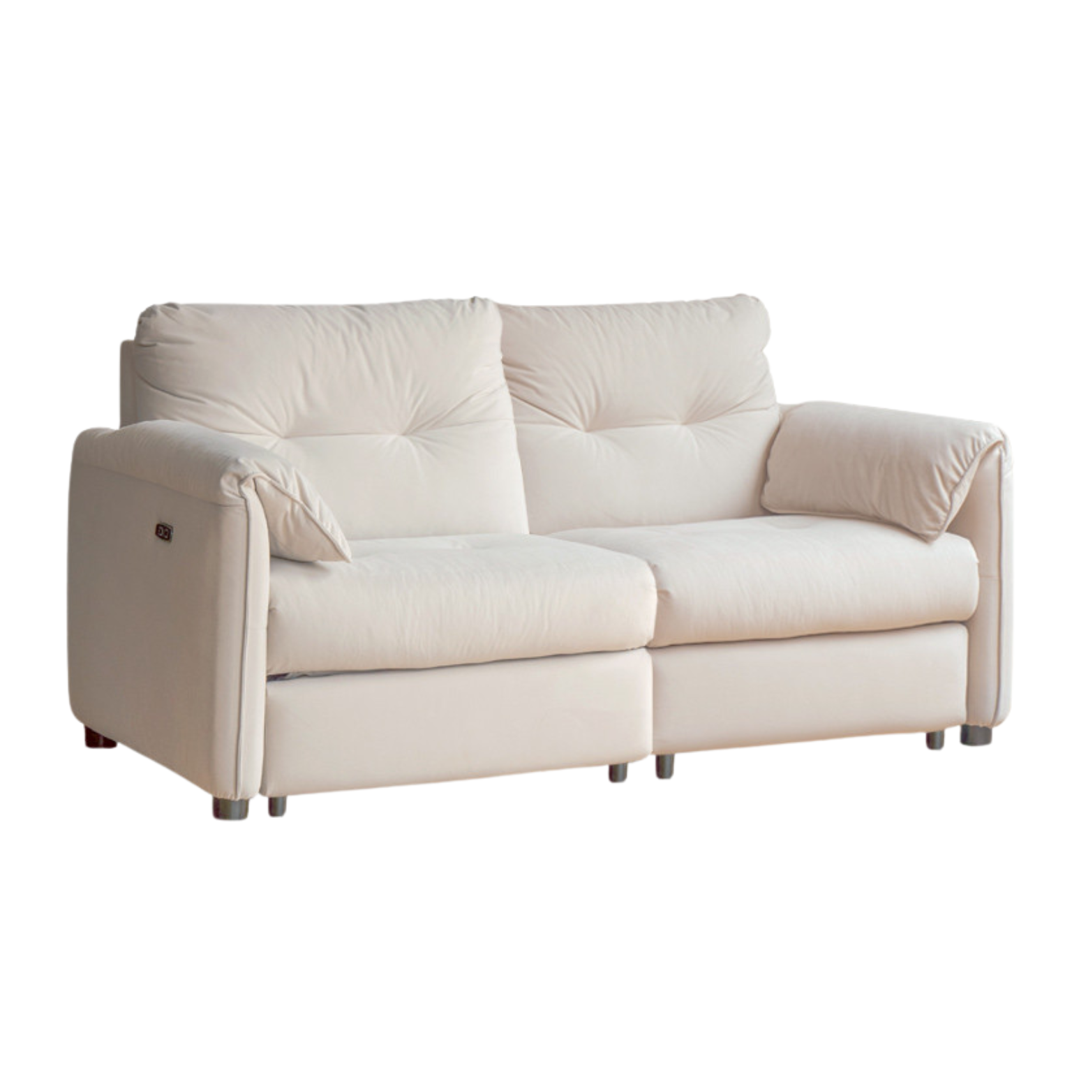 Fabric Electric White Cream Technology Functional Sofa.
