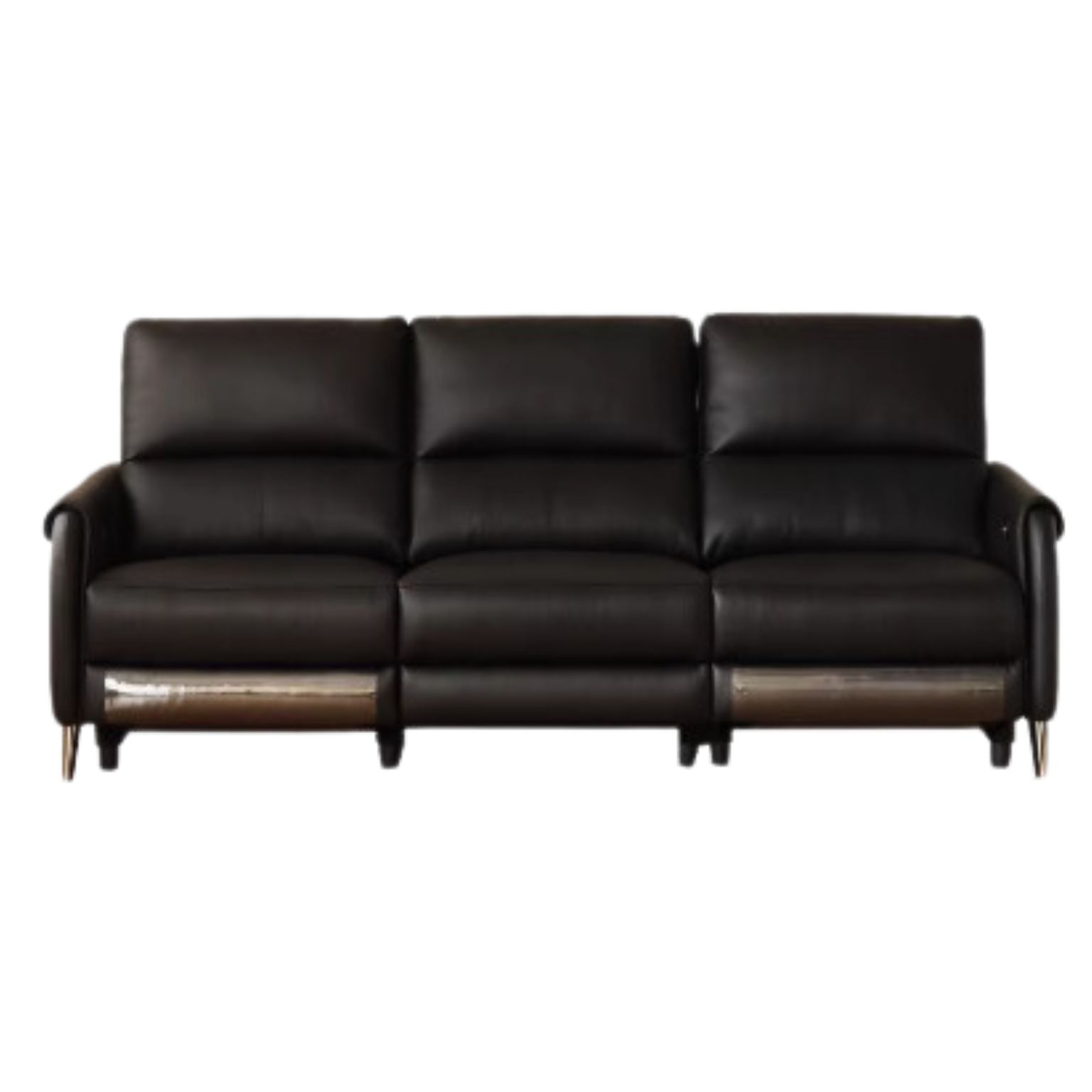 Genuine Leather Zero Wall Multifunctional Electric Sofa, Top Layer Cowhide Sofa.