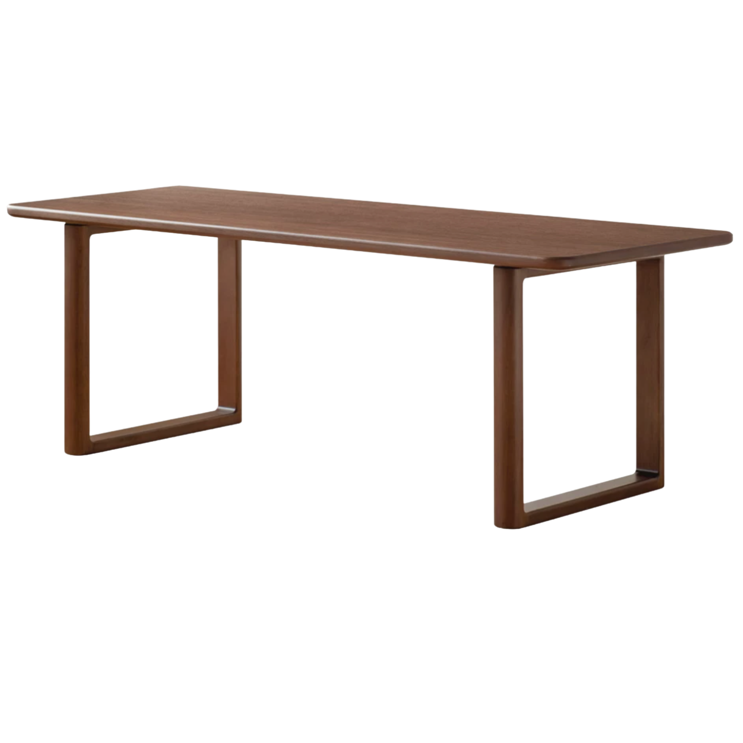 Oak, Ash, Sandalwood, Black Walnut Solid Wood Full Large Plate Dining Table