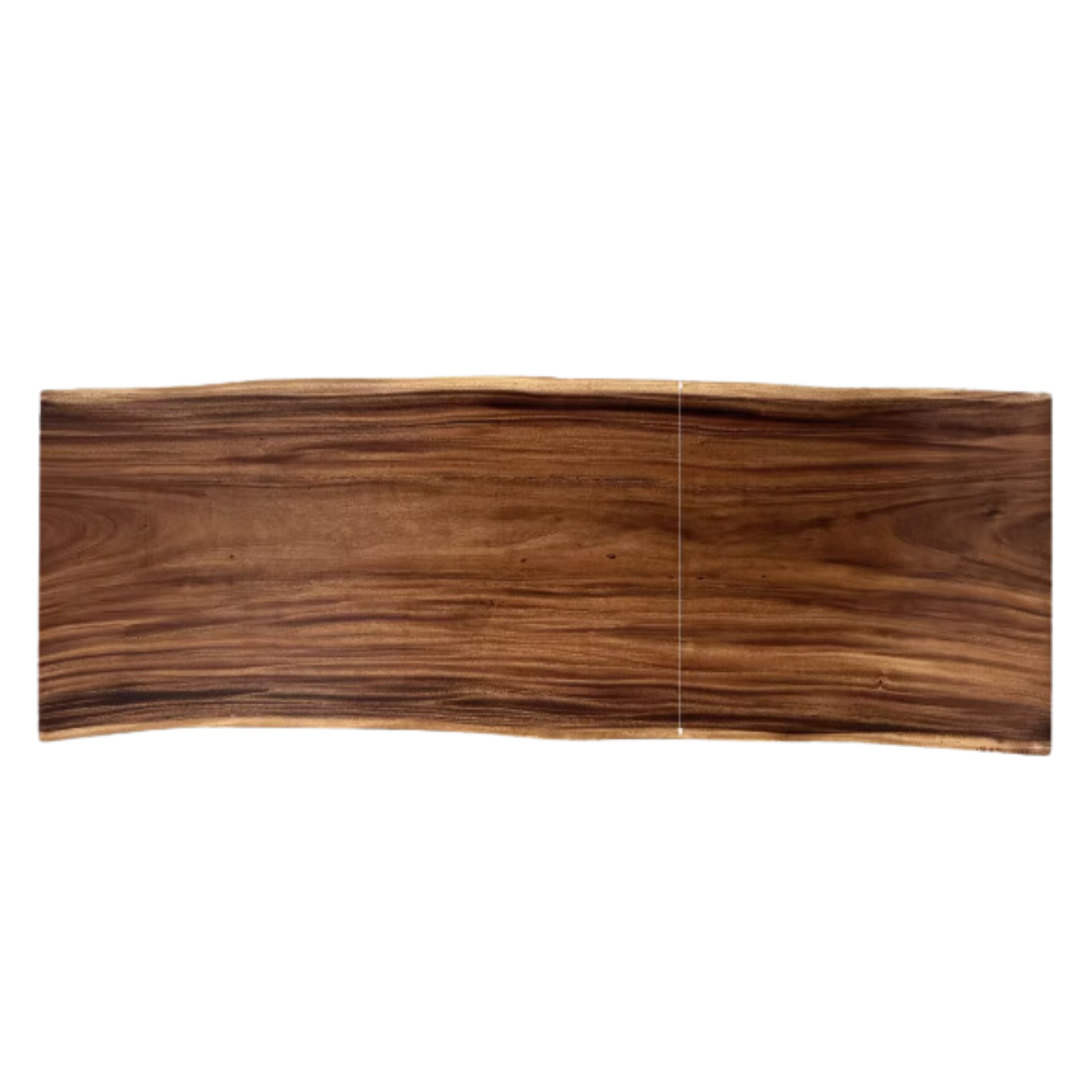 Black Walnut Solid Wood Natural Edge Large Top For Dining Table.