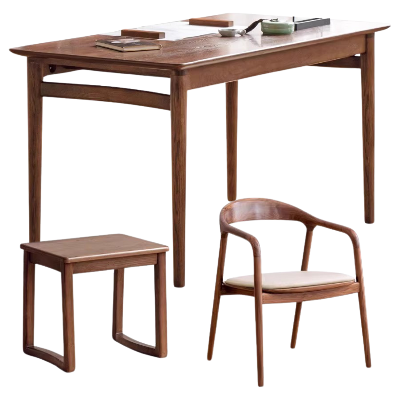 Ash Solid Wood Modern Tea Table