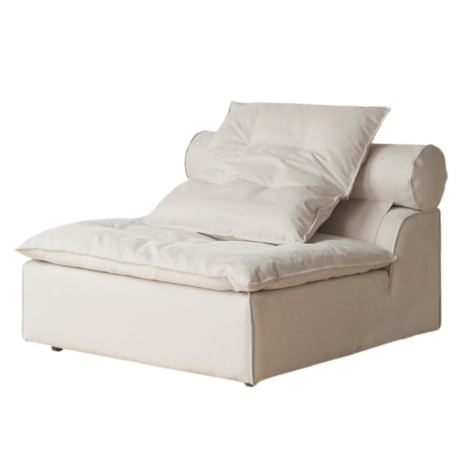 Fabric French Cream Style Modular Sofa.