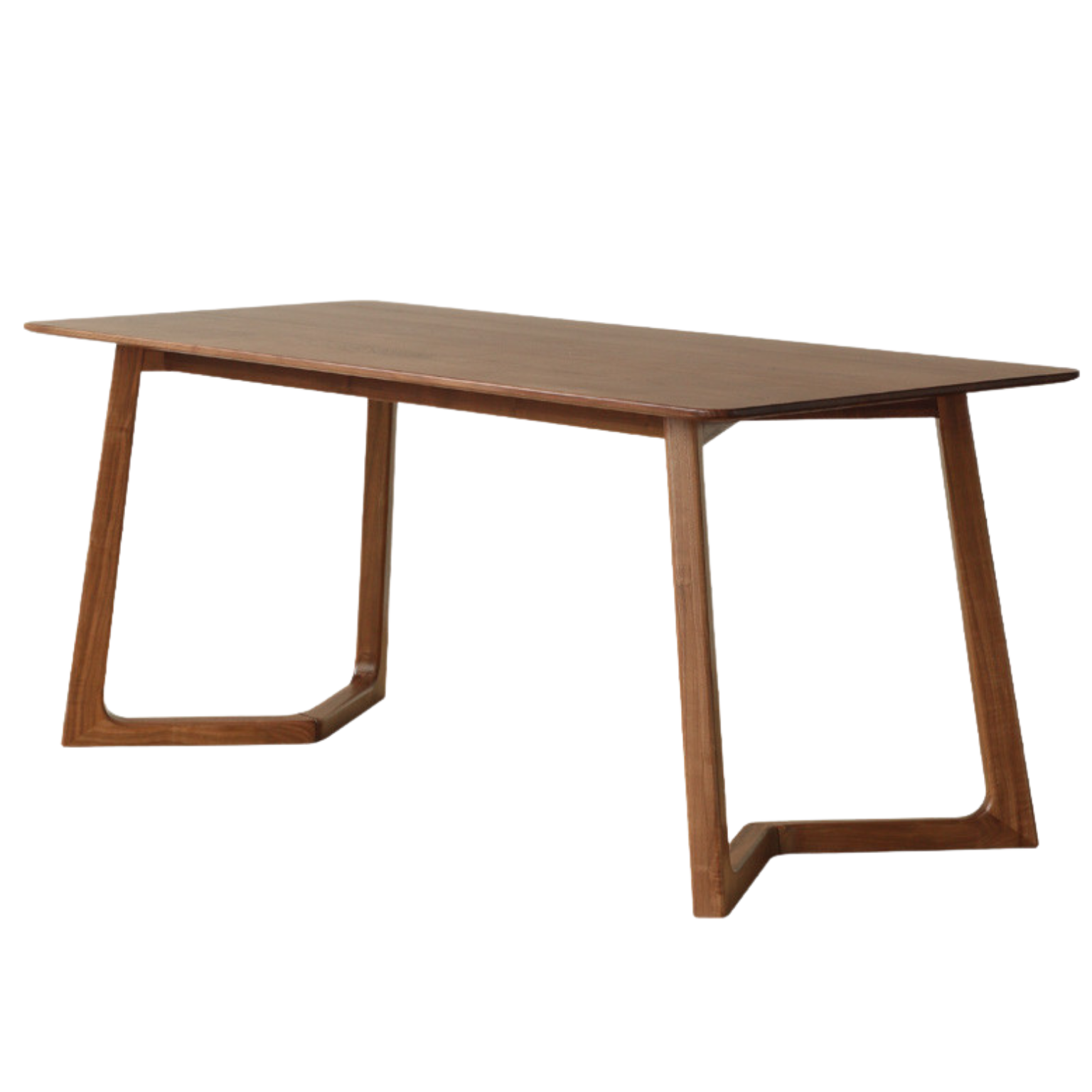 Black Walnut, Oak Solid Wood Rectangular Dining Table
