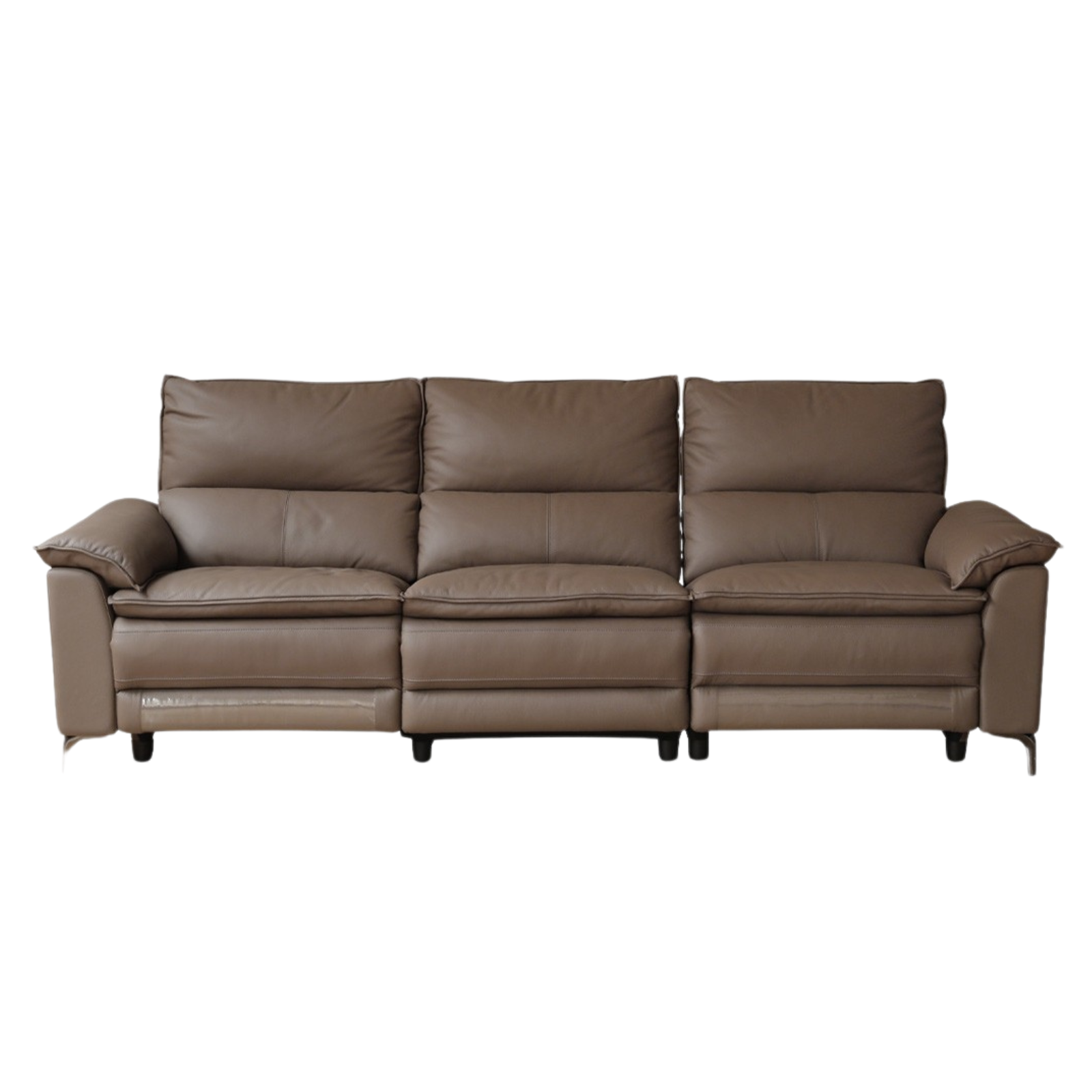 Leather Electric Dual-purpose Cowhide Sofa.