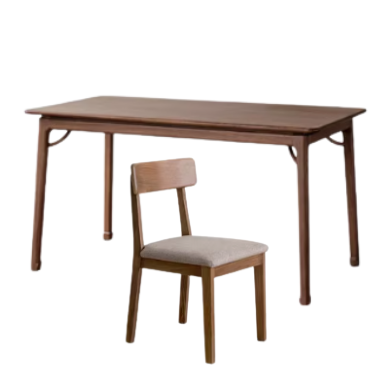 Black Walnut, Ash Solid Wood North American Dining Table